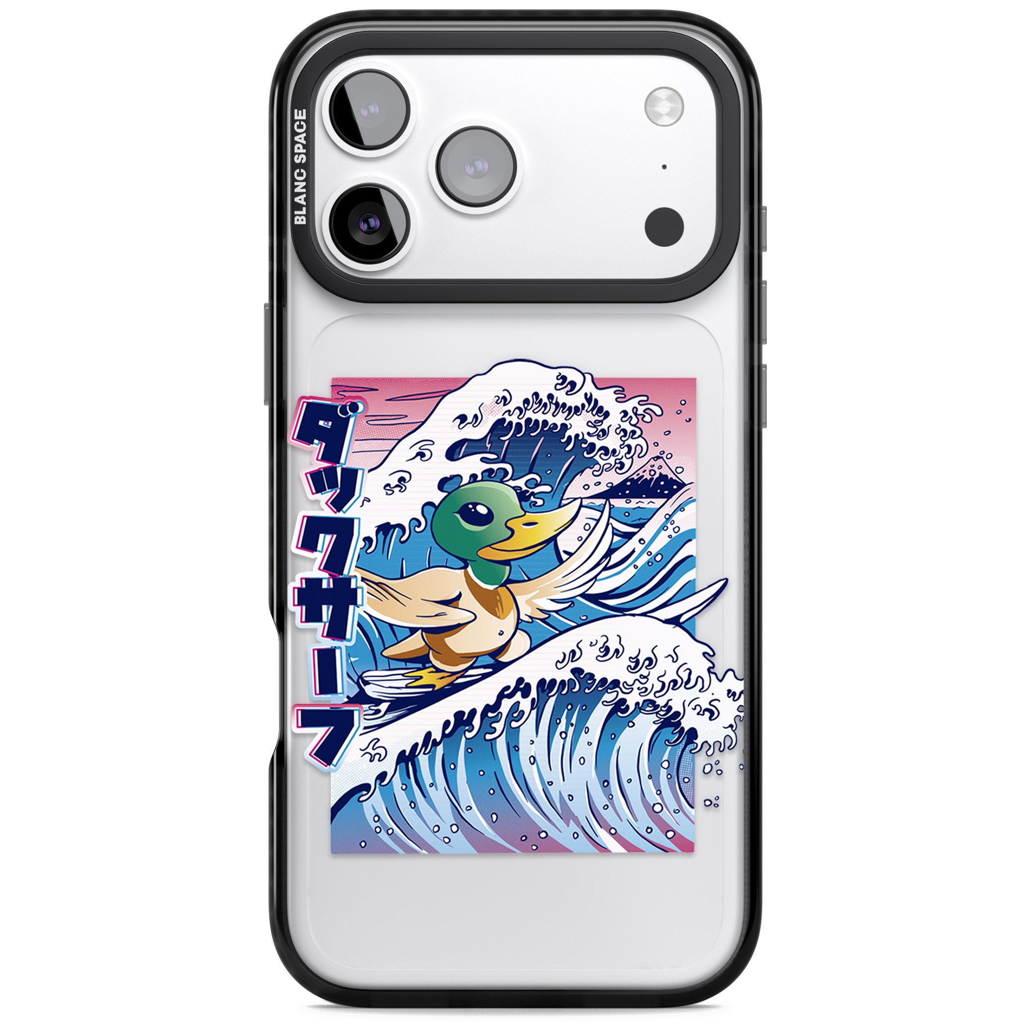 Duck Surf iPhone 17 Pro Impact Black Phone Case