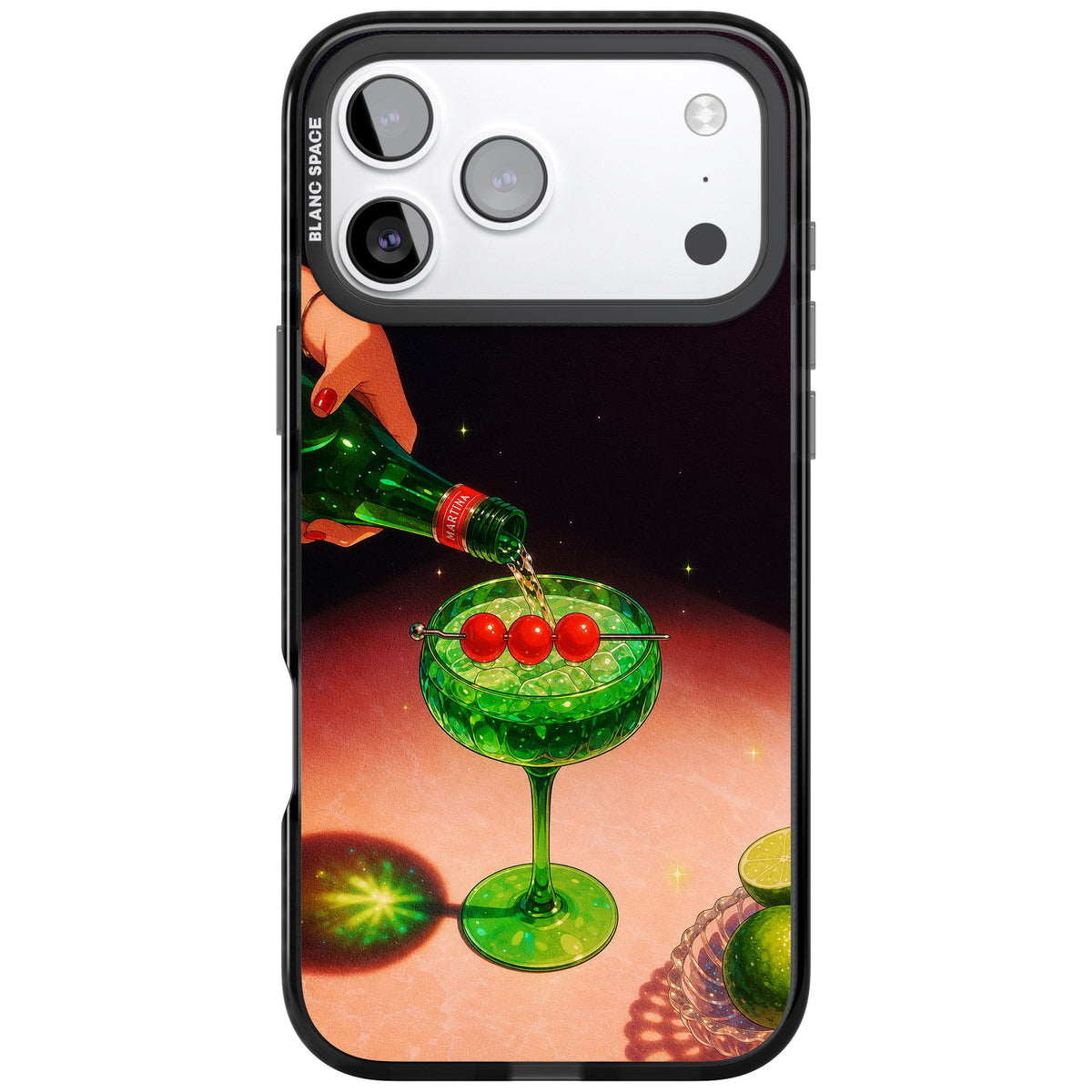 Absinthe Hour iPhone 17 Pro Max Impact Black Phone Case front
