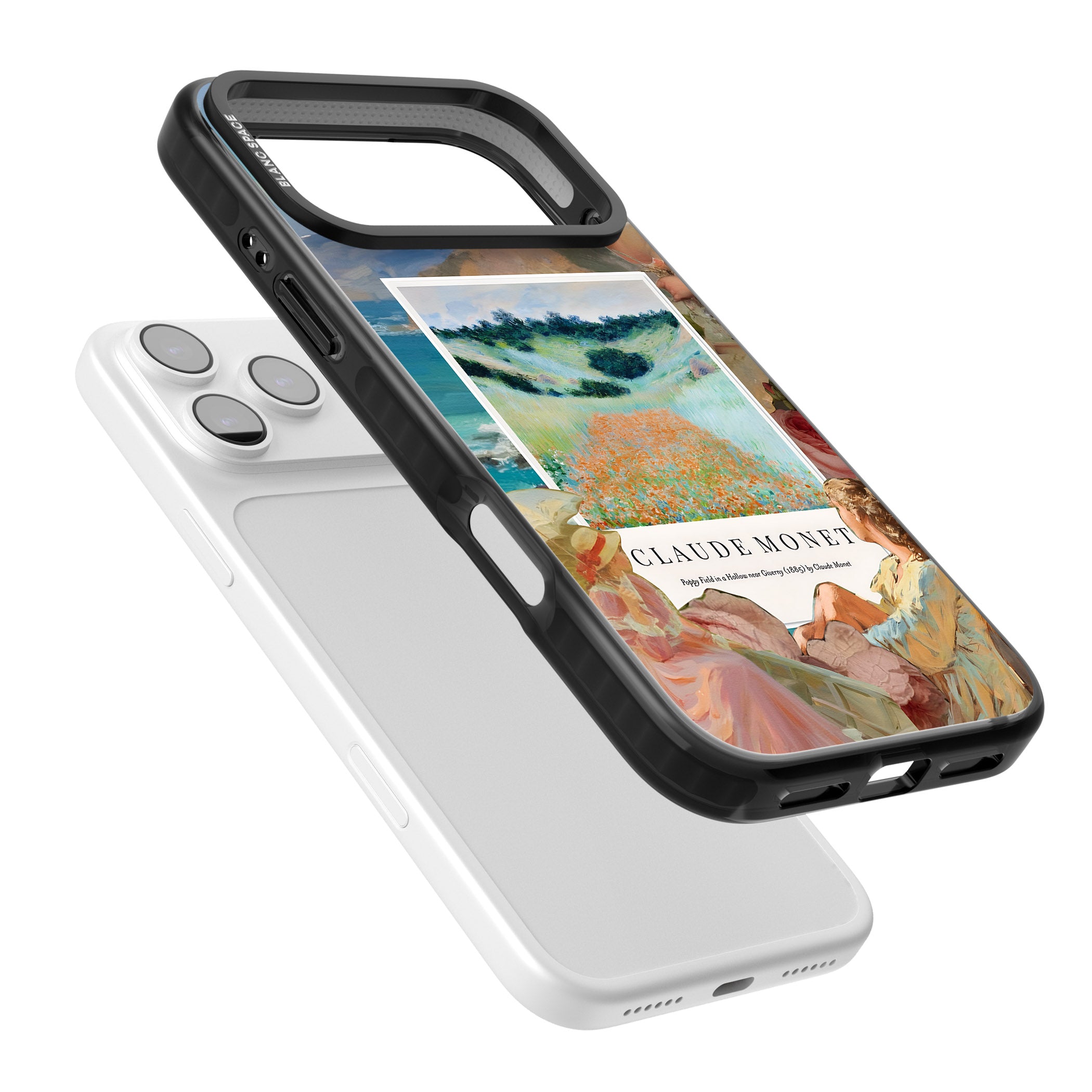 Monet Poppy Field iPhone 17 Pro Impact Black Phone Case Colours