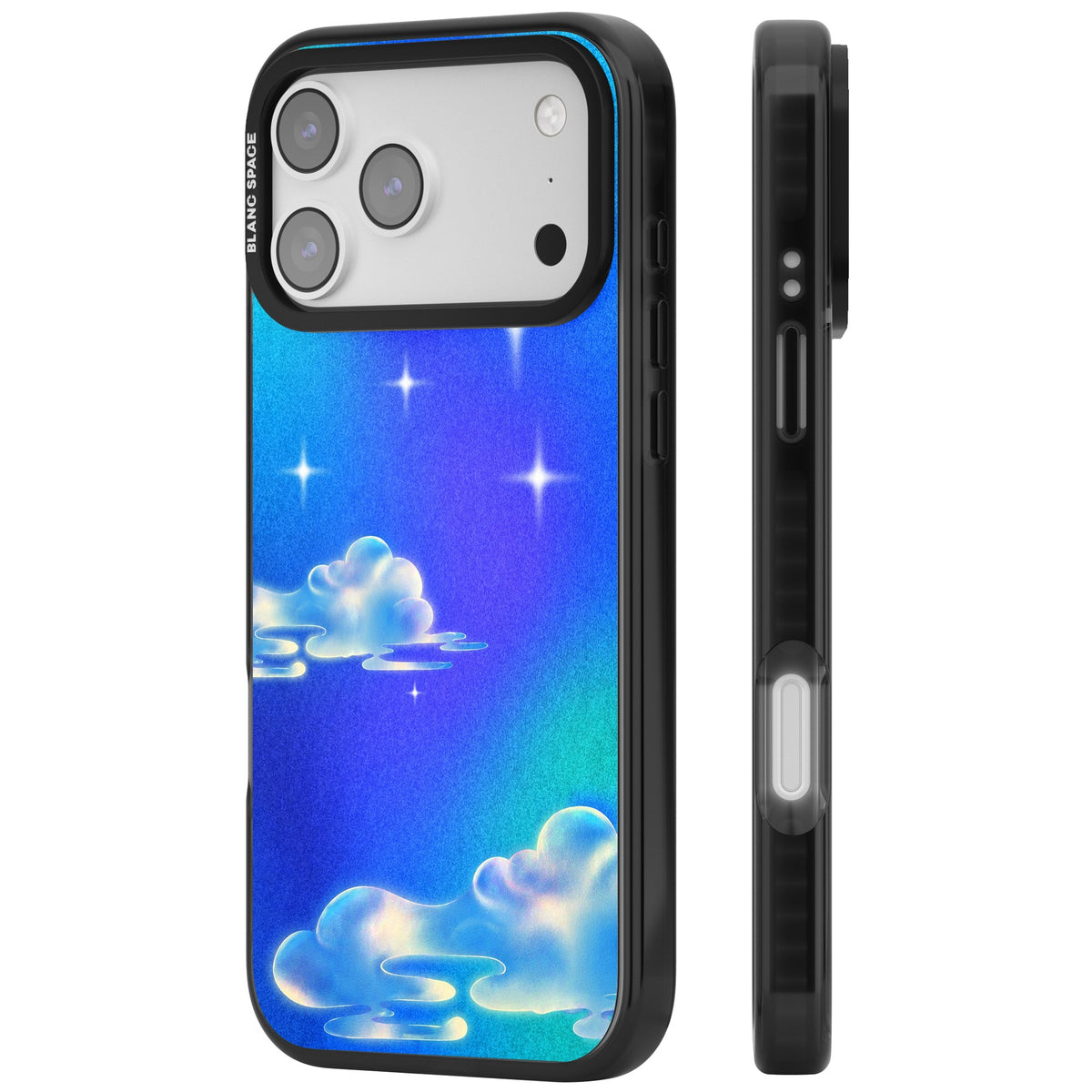 Aurora iPhone 17 Pro Max Impact Black Phone Case side