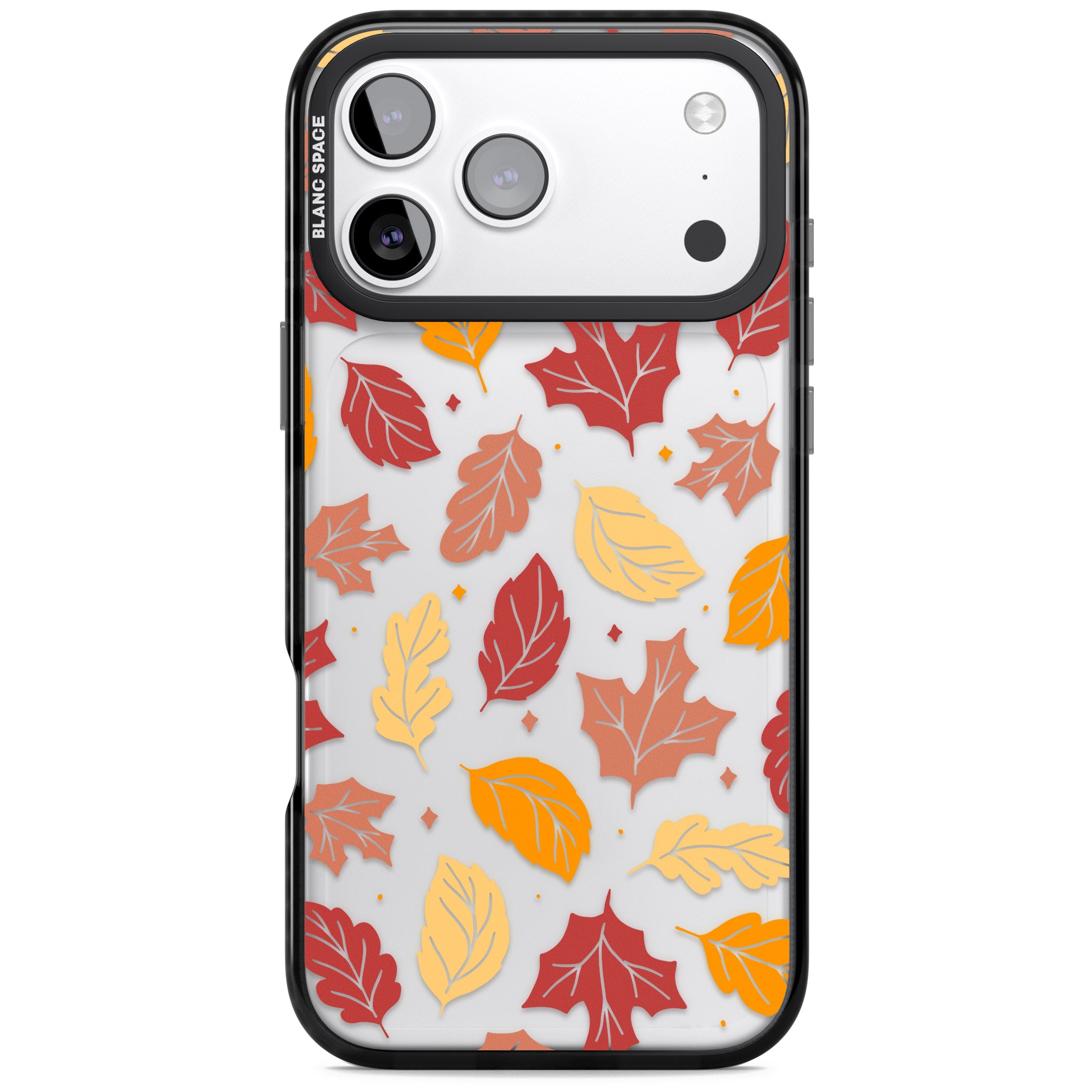Autumn Leaves iPhone 17 Pro Impact Black Phone Case