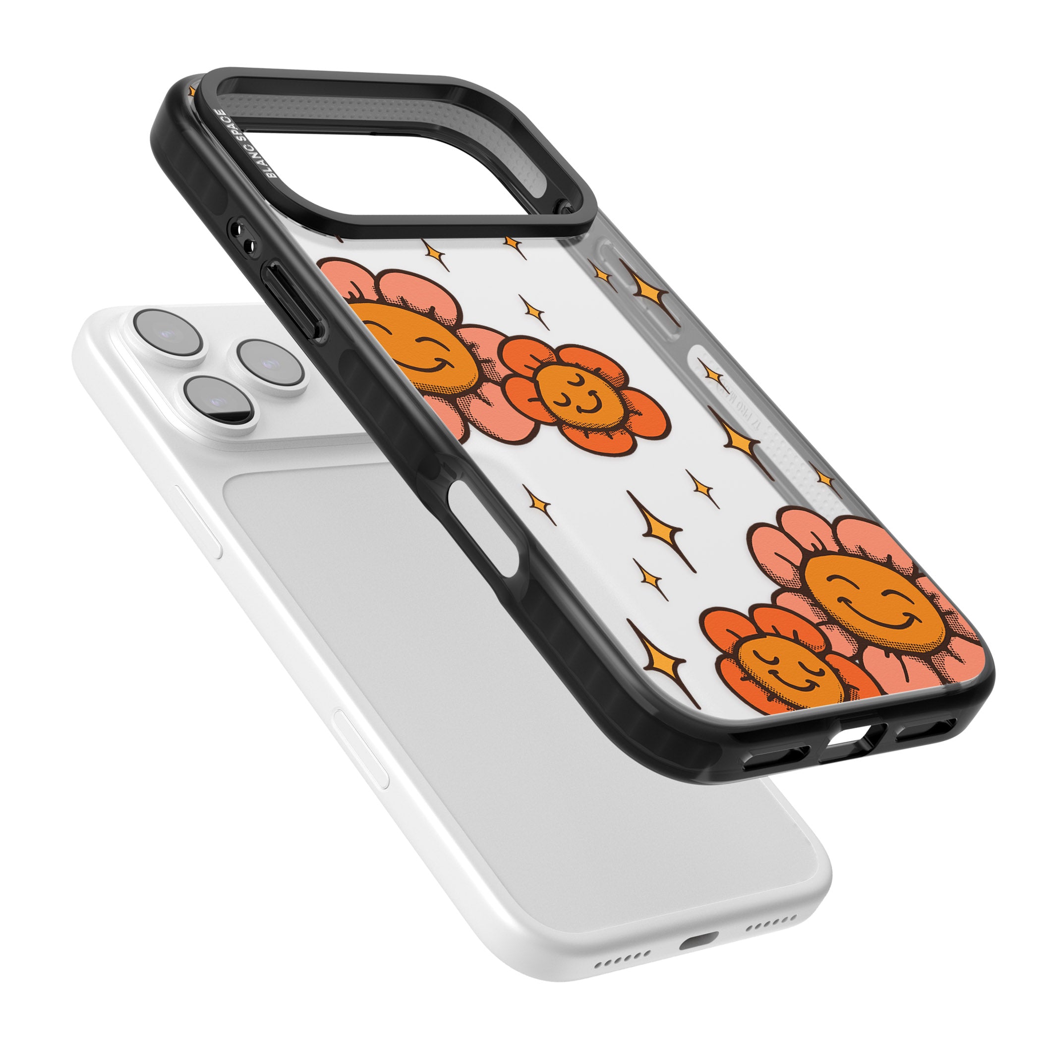 Mellow Flowers iPhone 17 Pro Impact Black Phone Case Colours