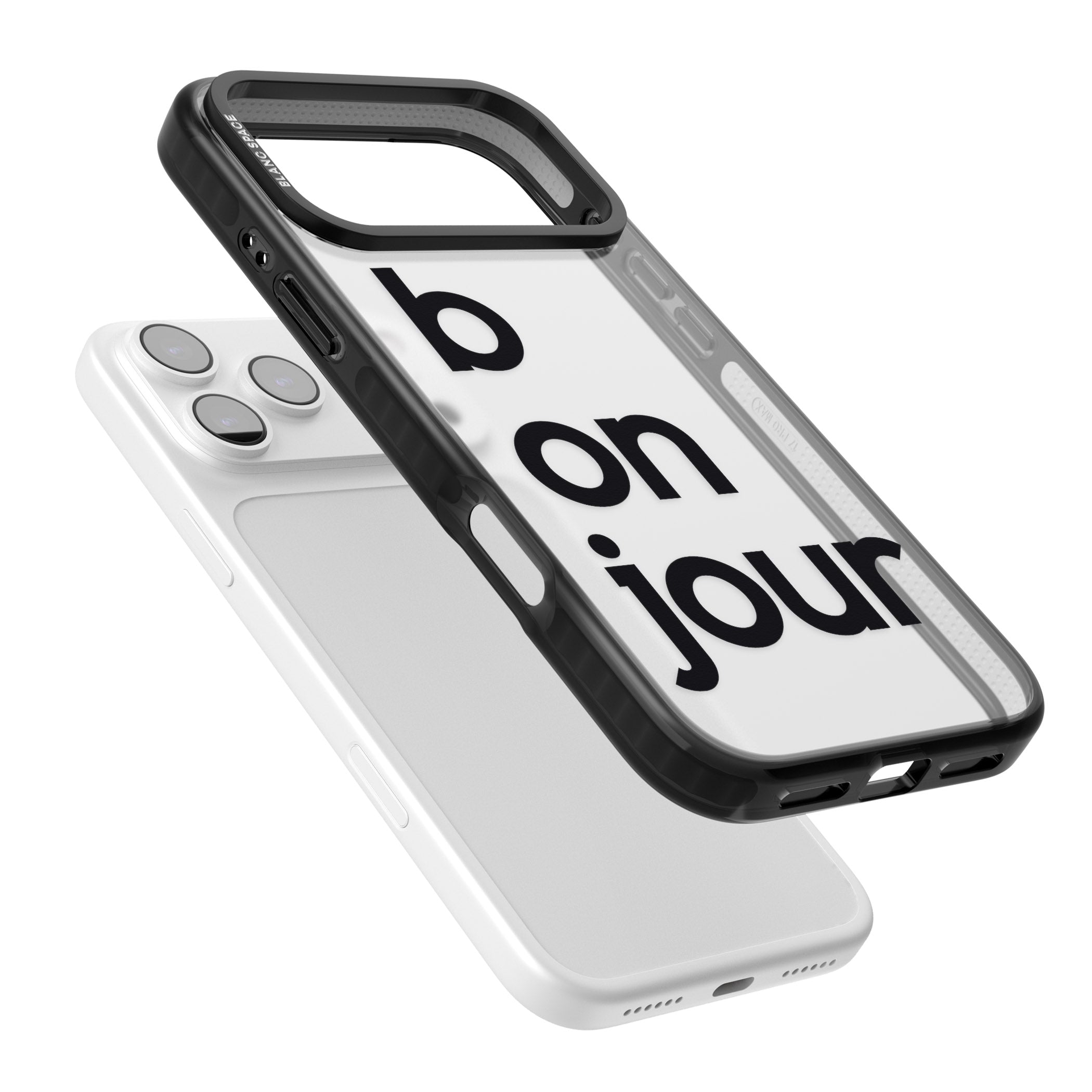 Bonjour iPhone 17 Pro Impact Black Phone Case Colours