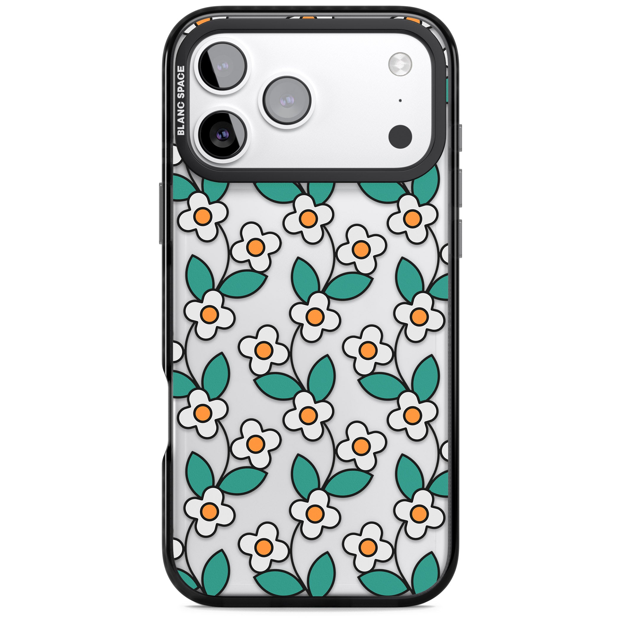 Spring Daisies iPhone 17 Pro Impact Black Phone Case