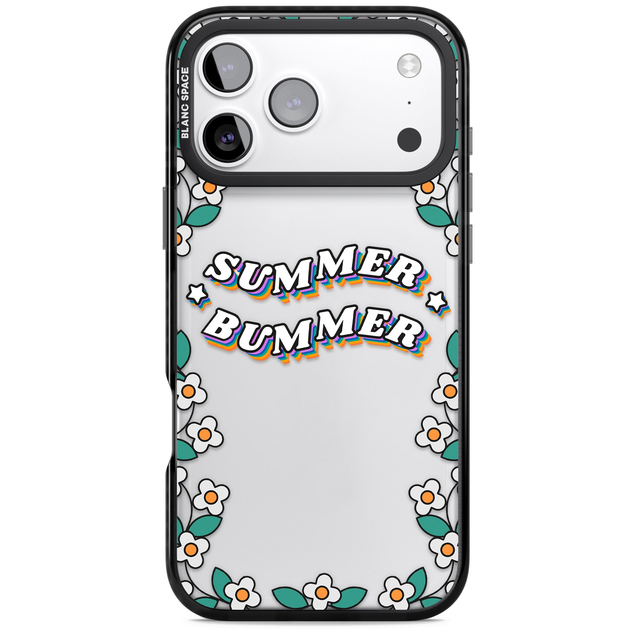 Summer Bummer iPhone 17 Pro Impact Black Phone Case