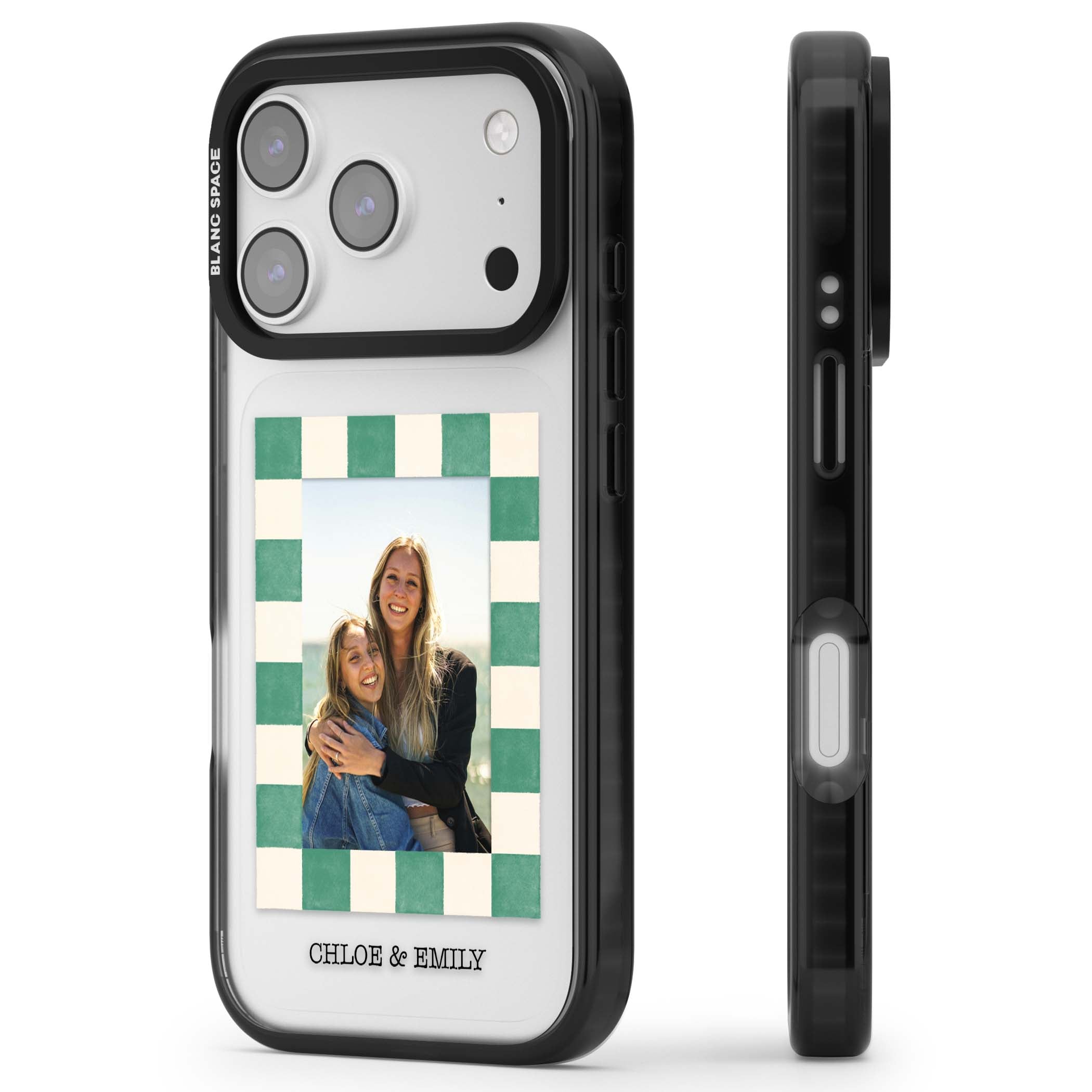 Personalised Seafoam Check Photo