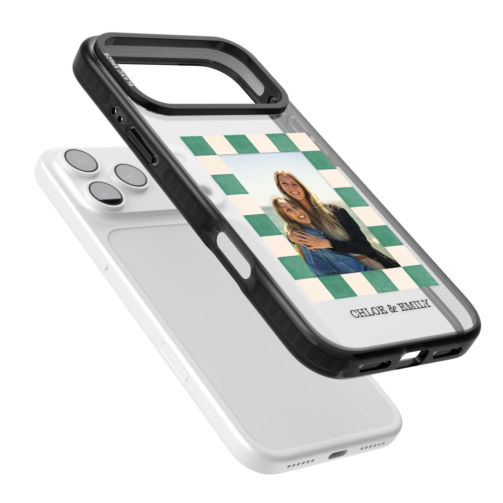 Personalised Seafoam Check Photo