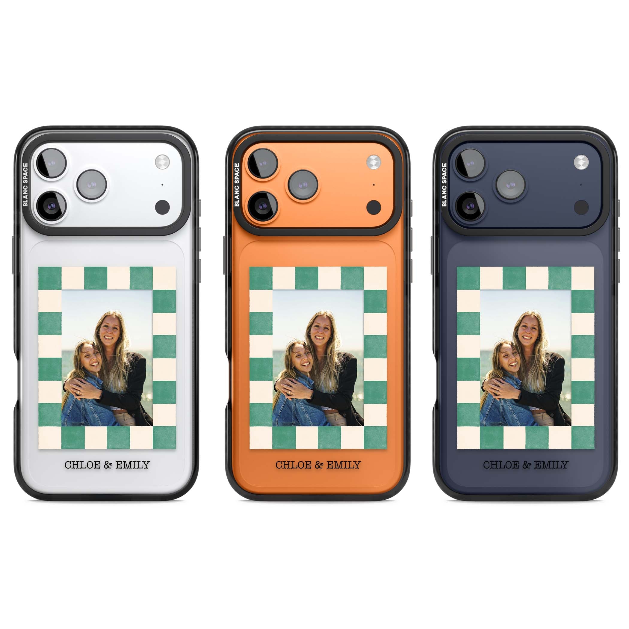 Personalised Seafoam Check Photo