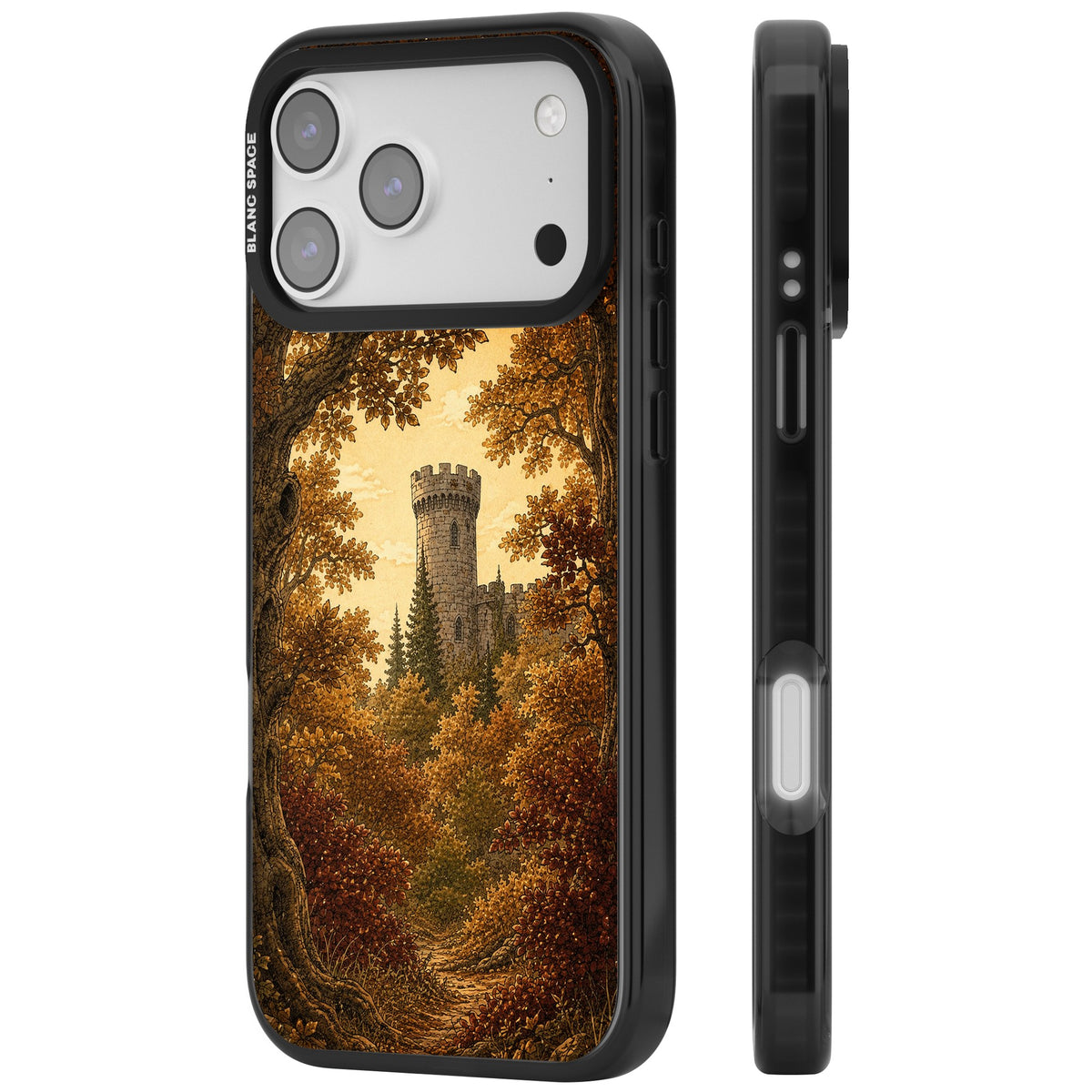 Autumn Keep iPhone 17 Pro Max Impact Black Phone Case side
