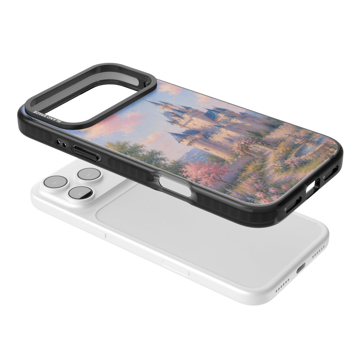 Enchanted Kingdom iPhone 17 Pro Max Impact Black Phone Case angled