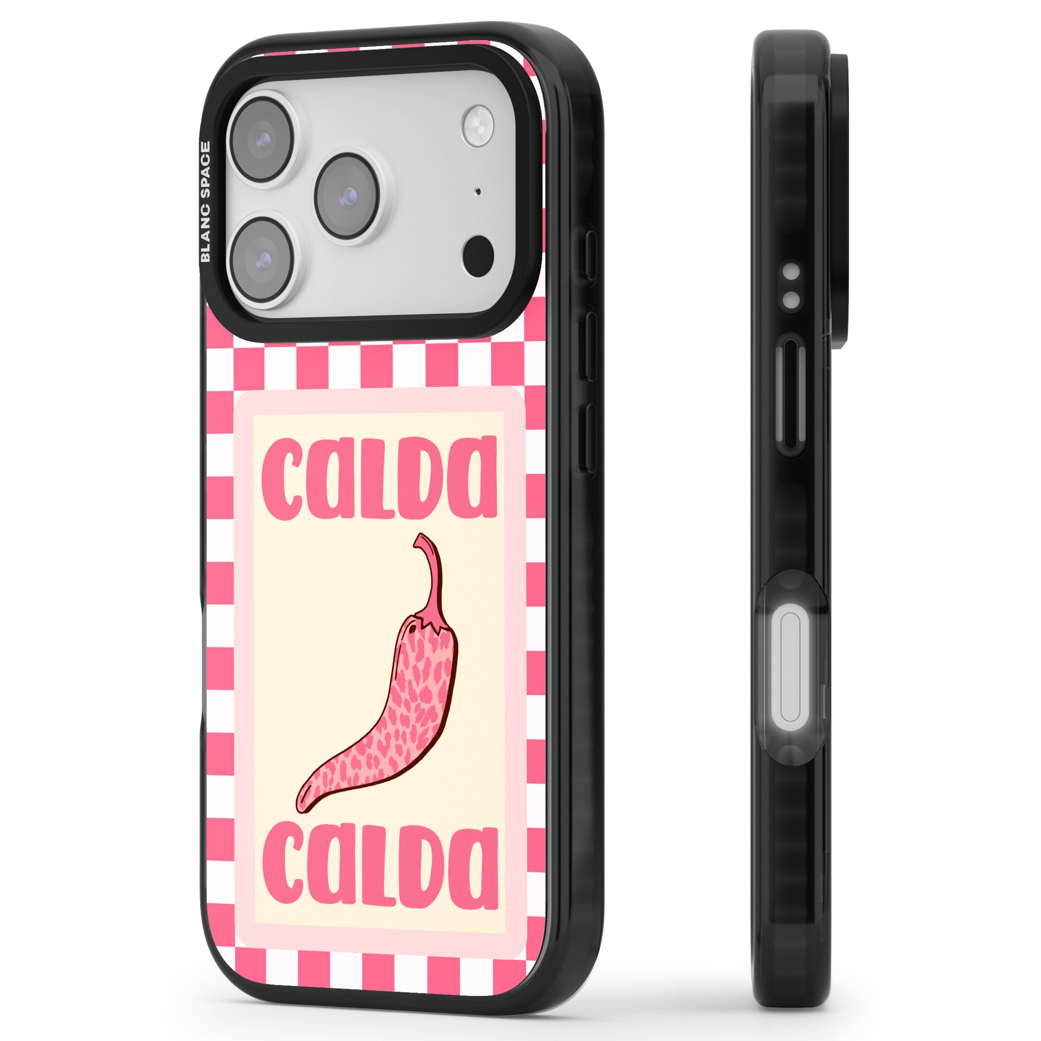 Calda iPhone 17 Pro Impact Black Phone Case Side Profile