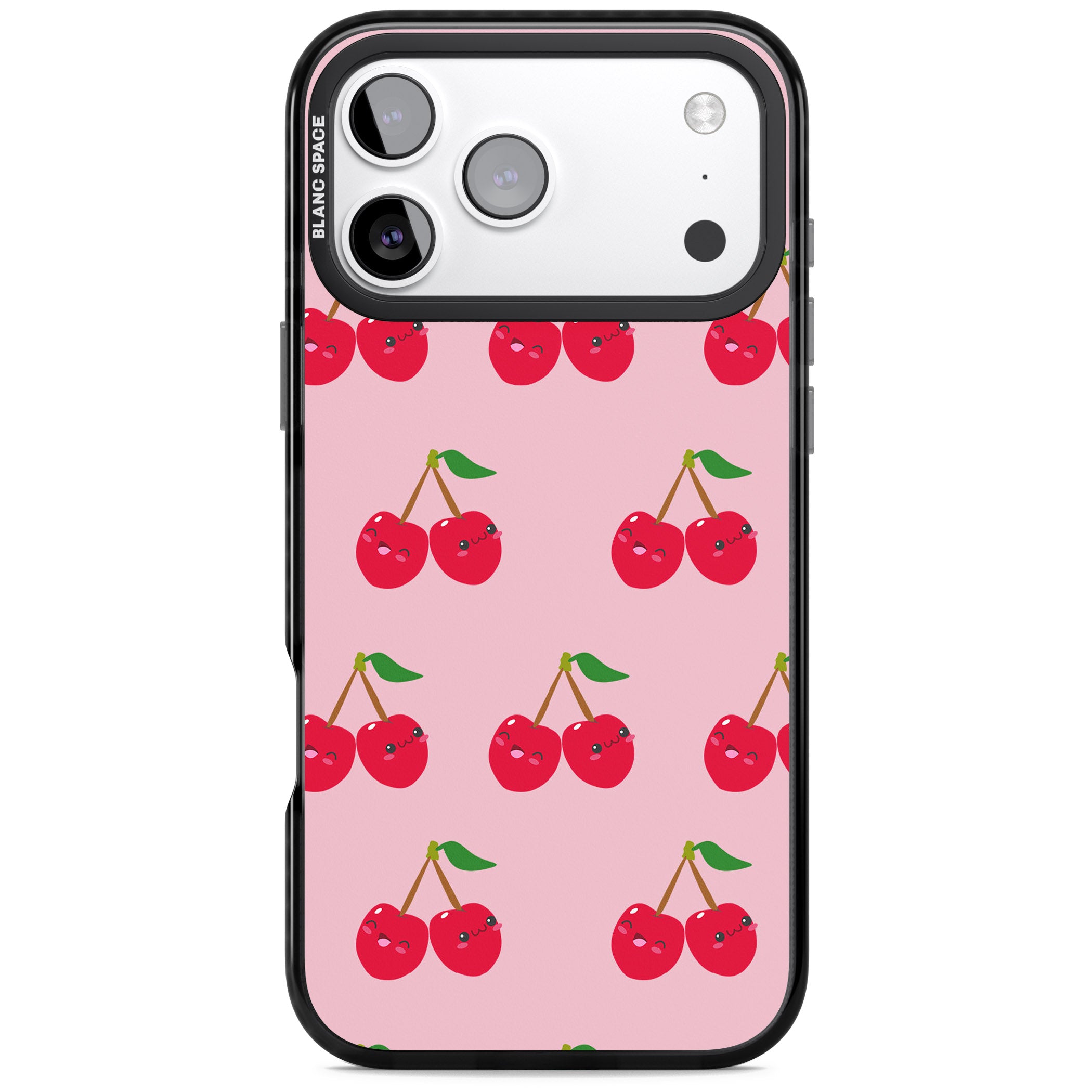 Cheeky Cherry iPhone 17 Pro Impact Black Phone Case