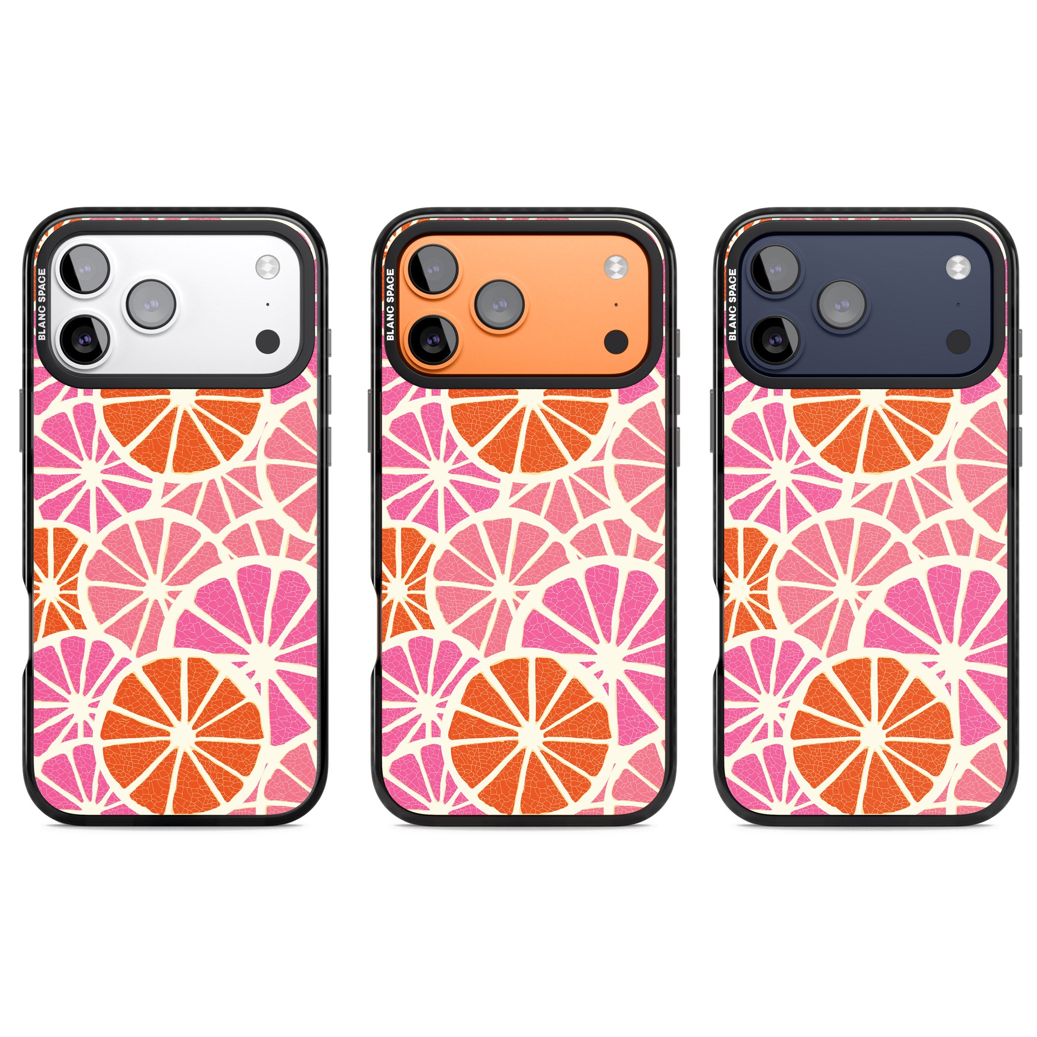 Citrus Slices iPhone 17 Pro Impact Black Phone Case APT Impact Protection