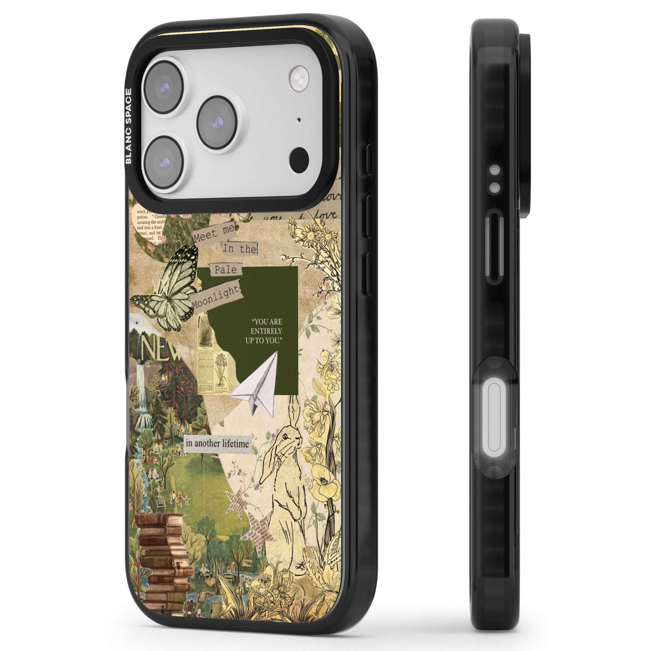 Country Wonderland iPhone 17 Pro Impact Black Phone Case Side Profile