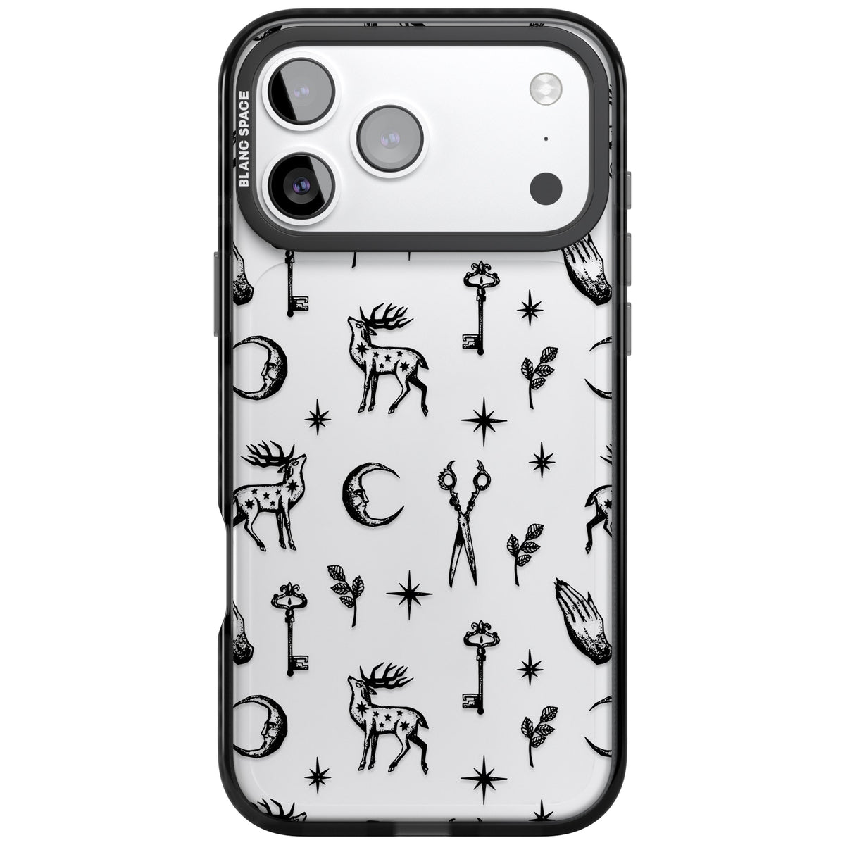 Forest Rituals & Relics iPhone 17 Pro Max Impact Black Phone Case front