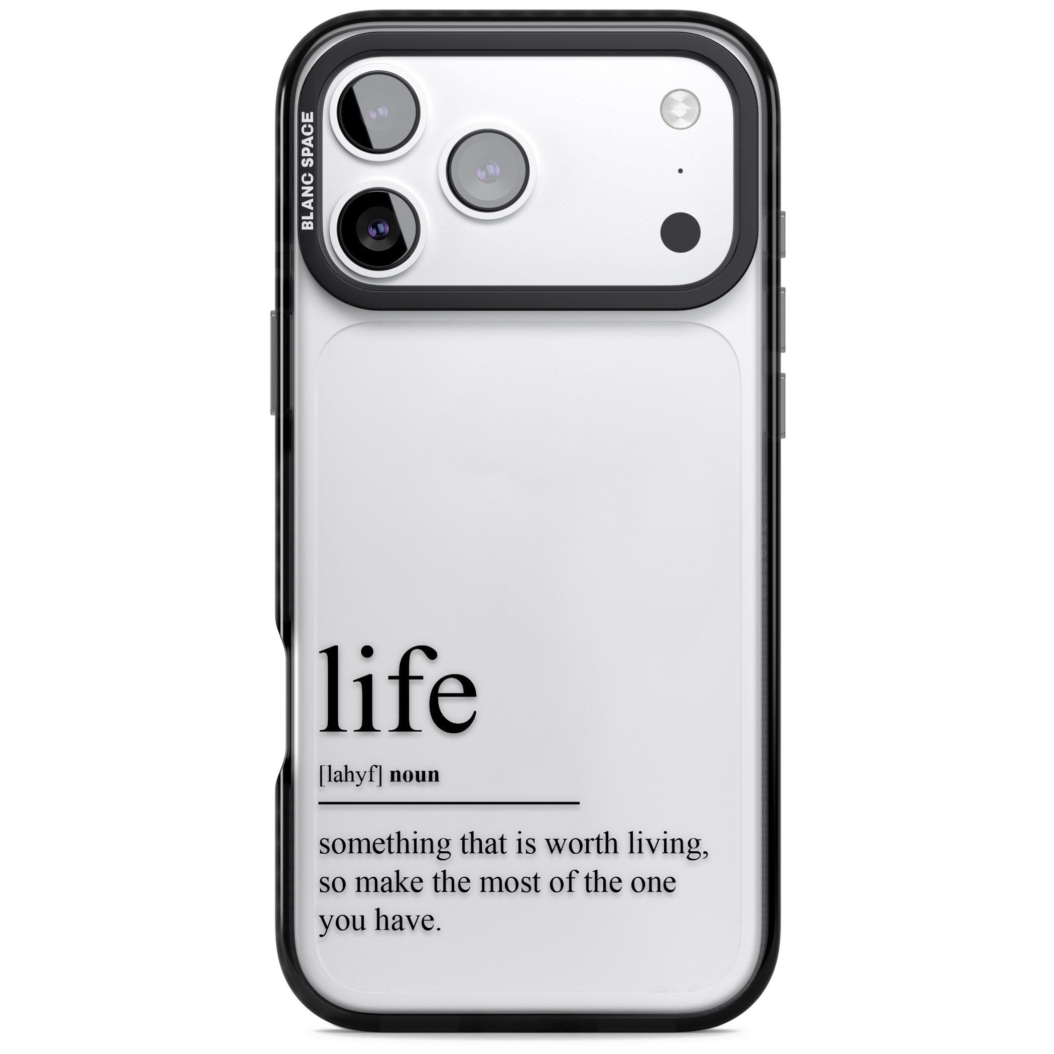 Life iPhone 17 Pro Impact Black Phone Case