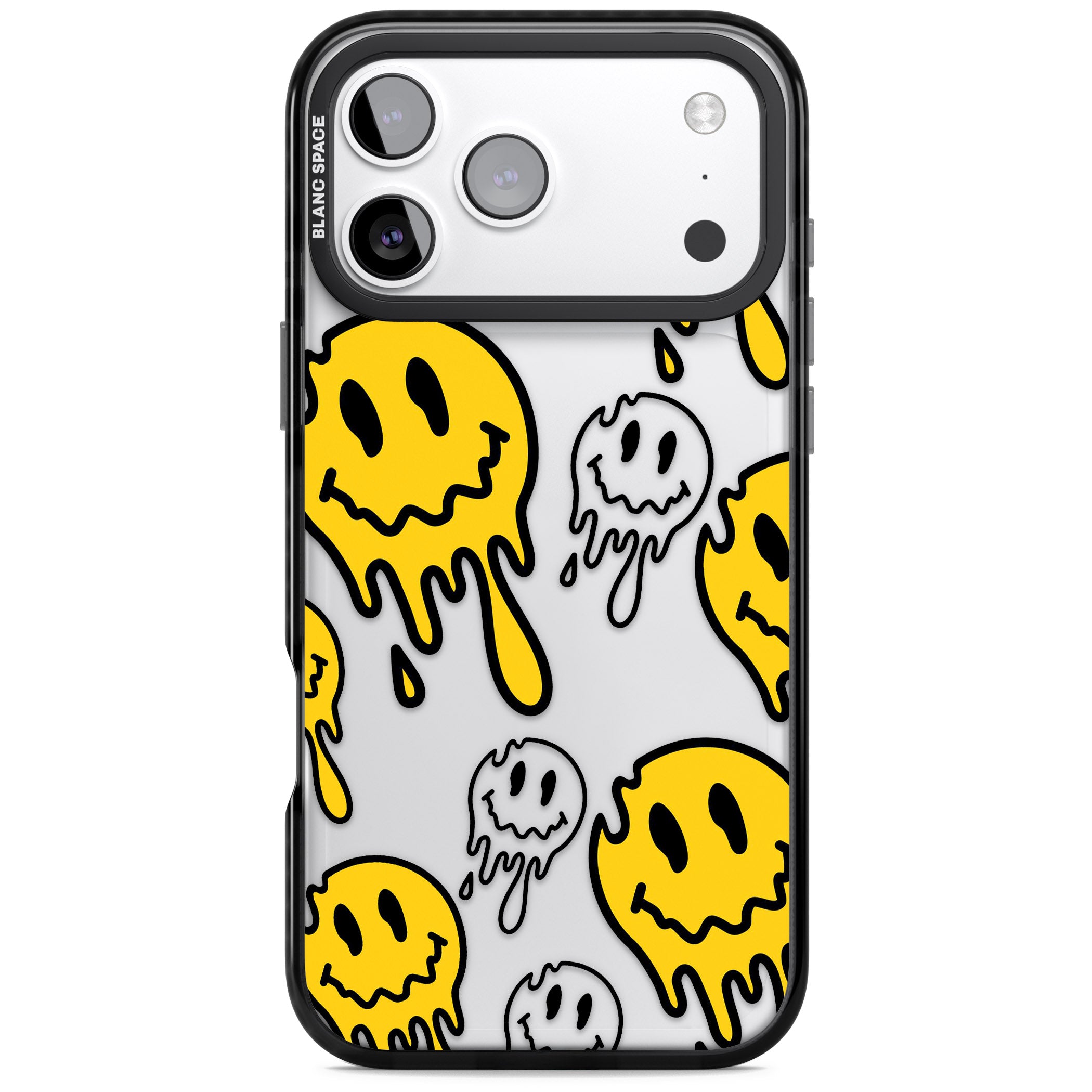 Face Melt iPhone 17 Pro Impact Black Phone Case