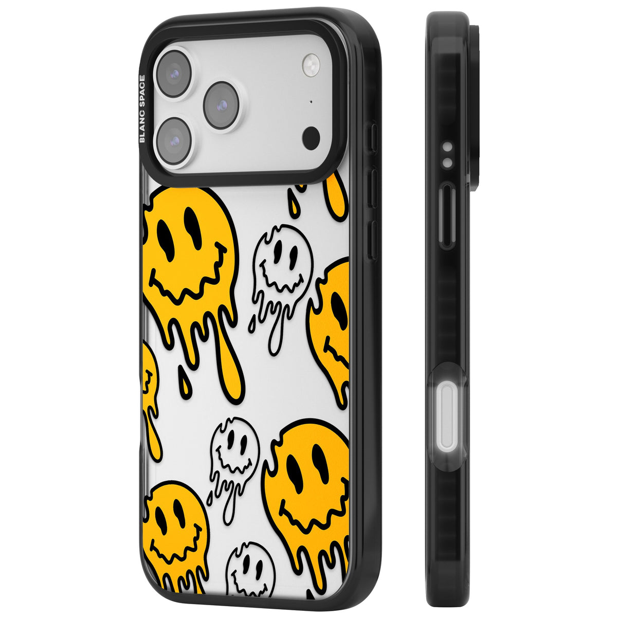 Face Melt iPhone 17 Pro Max Impact Black Phone Case side