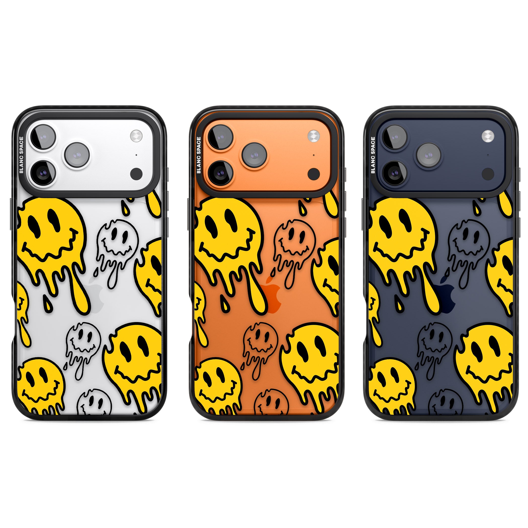 Face Melt iPhone 17 Pro Impact Black Phone Case APT Impact Protection