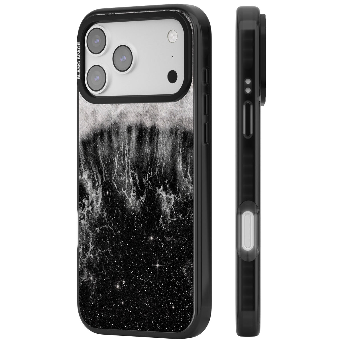 Deep Wave iPhone 17 Pro Max Impact Black Phone Case side