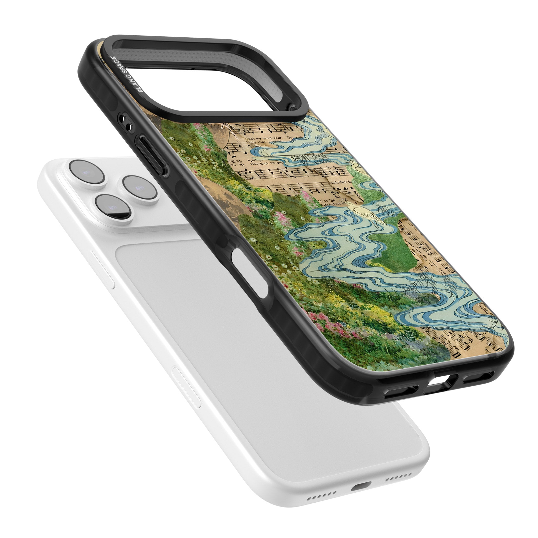 Musical River iPhone 17 Pro Impact Black Phone Case Colours