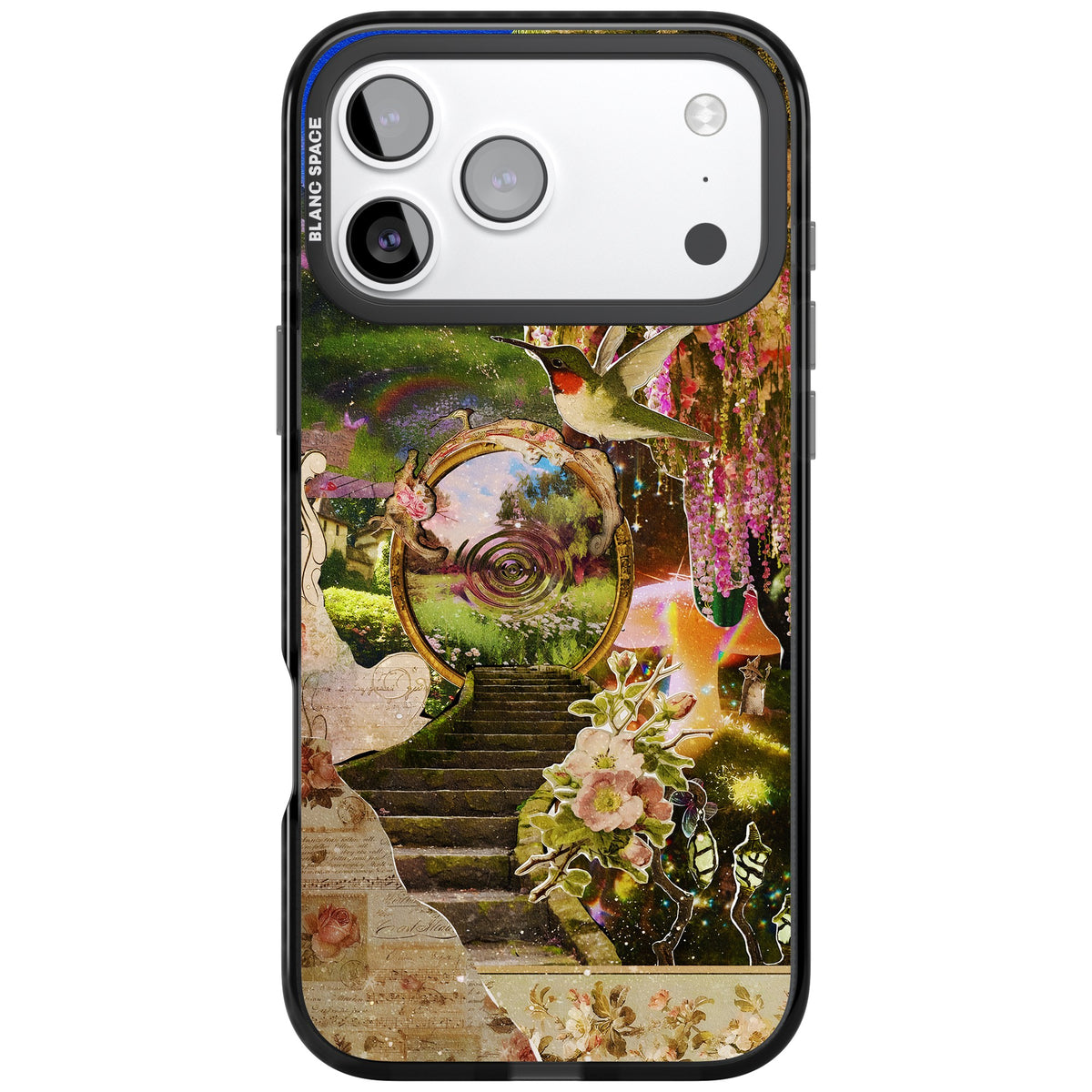 Fairy Portal iPhone 17 Pro Max Impact Black Phone Case front