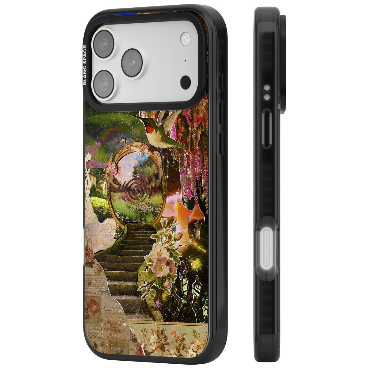 Fairy Portal iPhone 17 Pro Max Impact Black Phone Case side