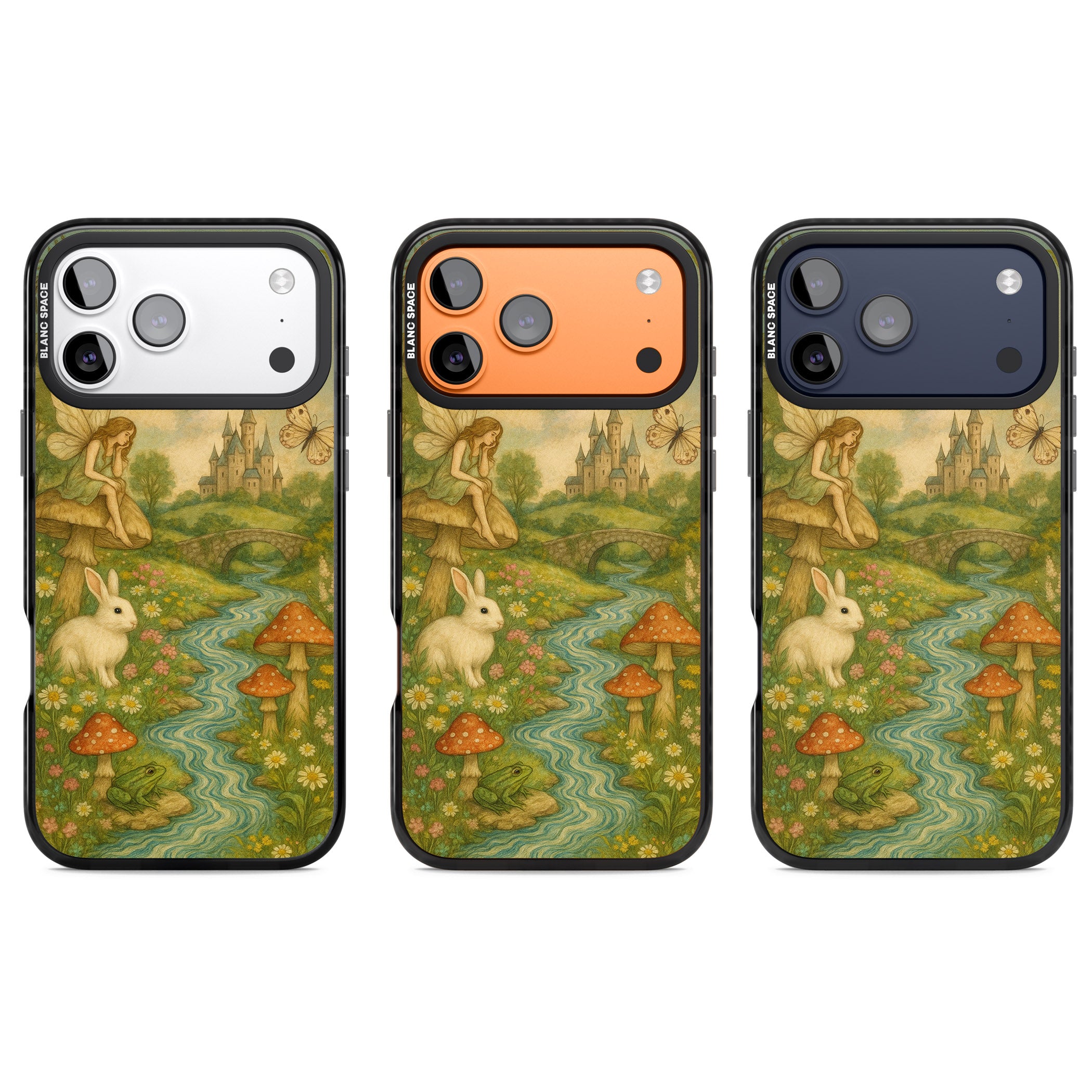 Castle Fairy iPhone 17 Pro Impact Black Phone Case APT Impact Protection