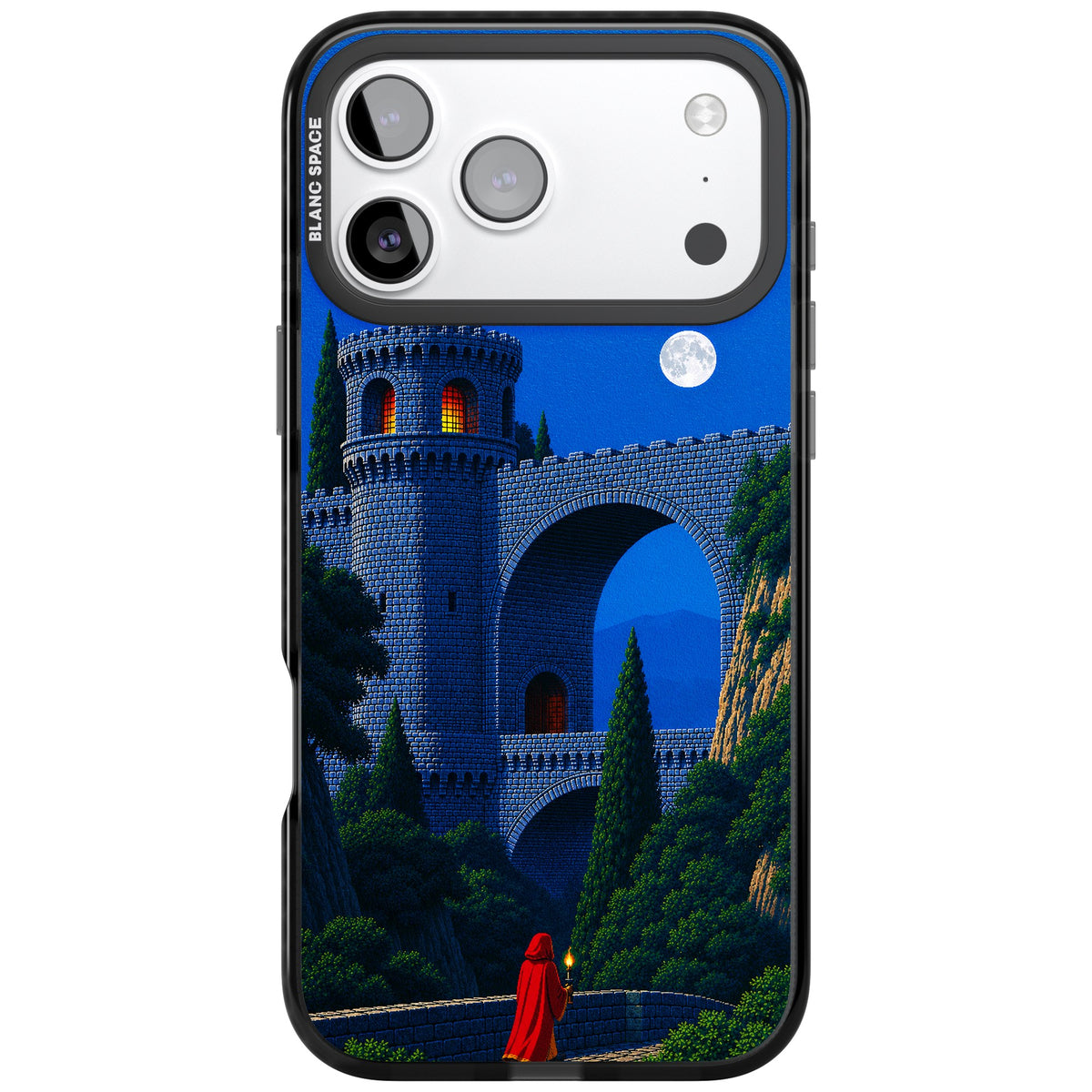 Castle Walls iPhone 17 Pro Max Impact Black Phone Case front