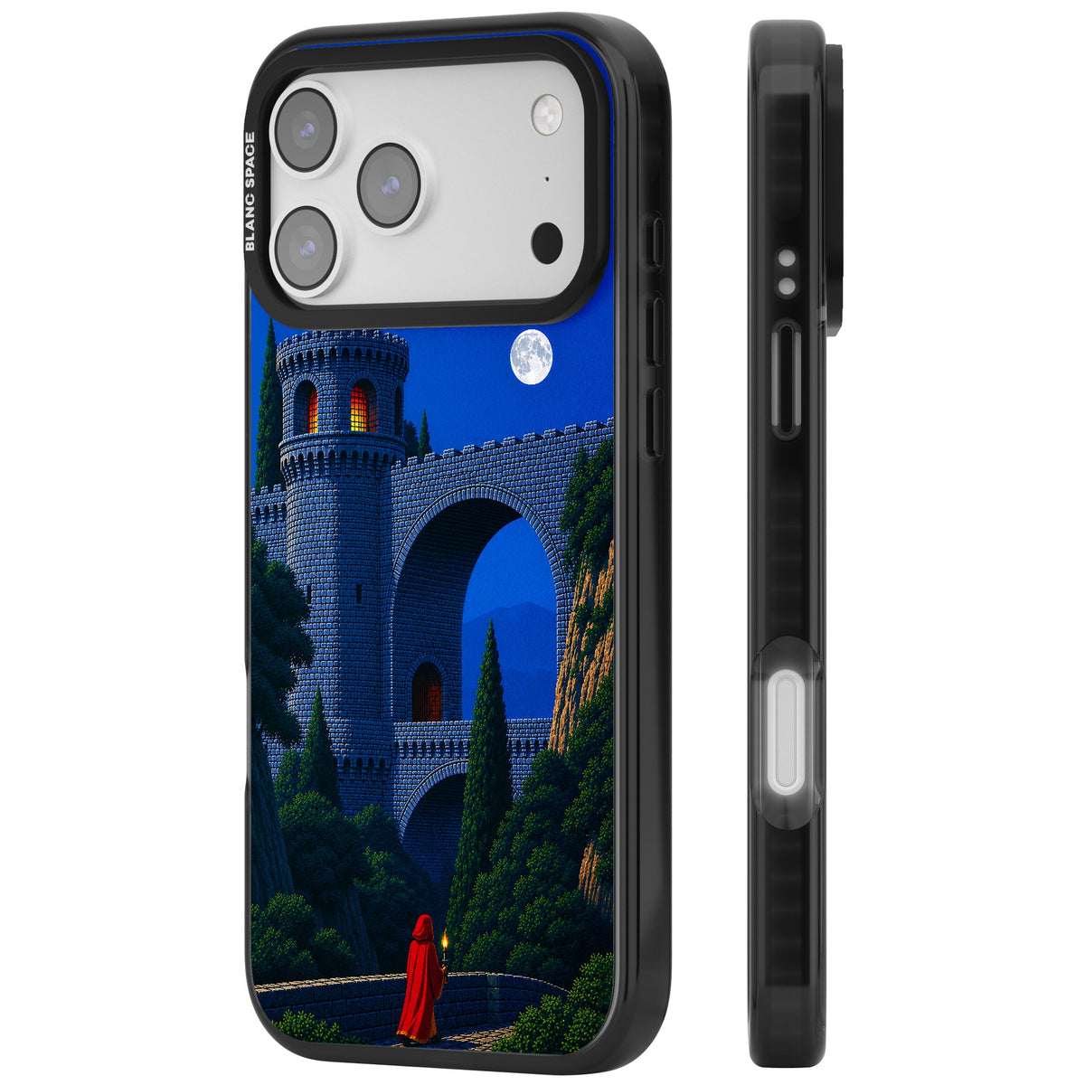 Castle Walls iPhone 17 Pro Max Impact Black Phone Case side