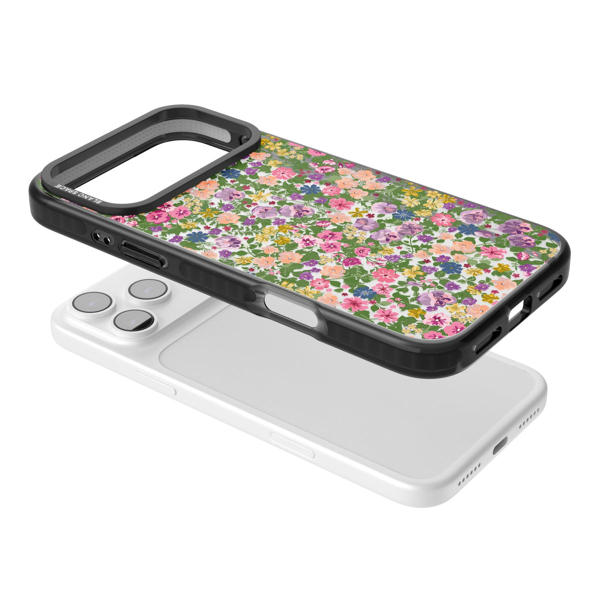 Lake Como Meadow iPhone 17 Pro Max Impact Black Phone Case angled