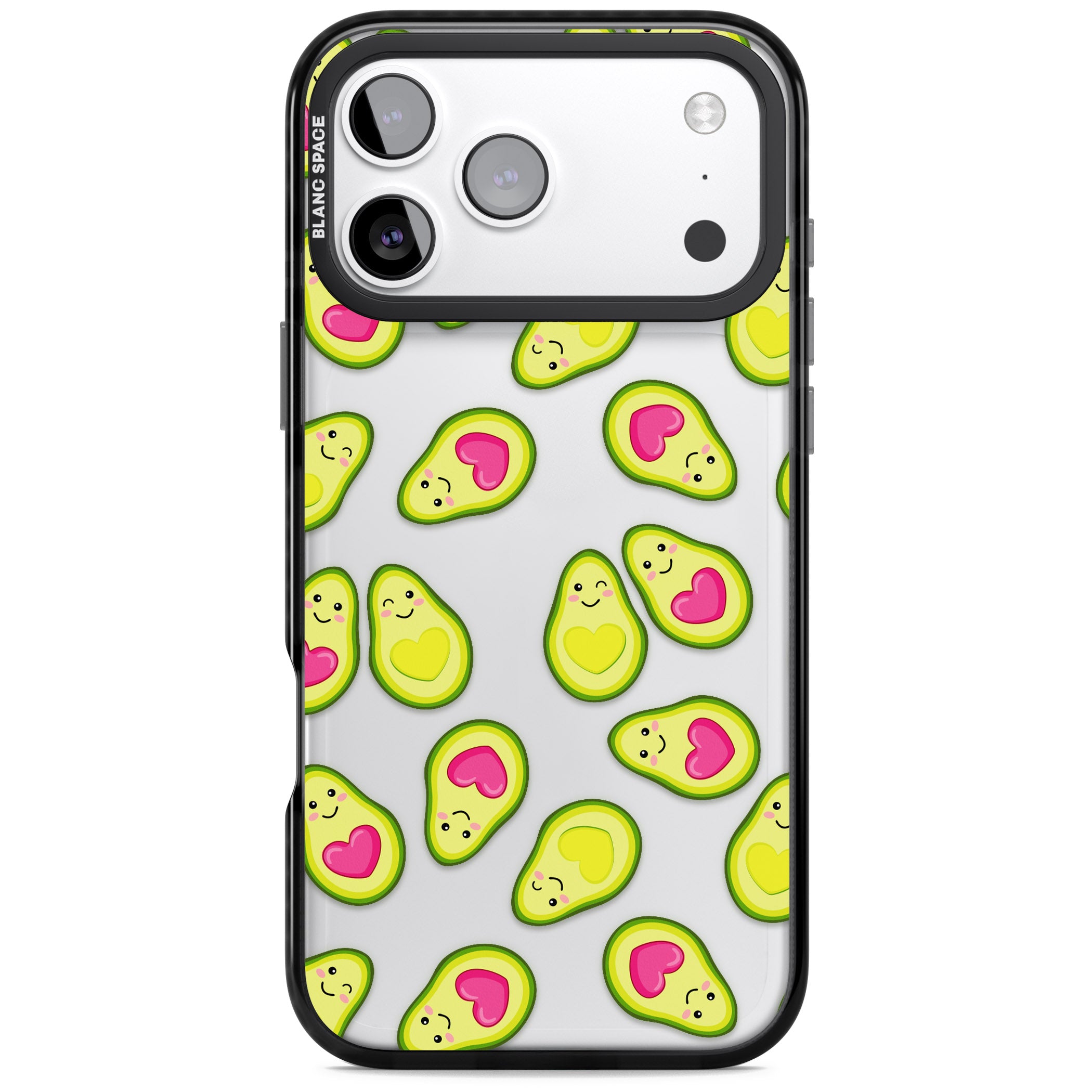 Avocado Love iPhone 17 Pro Impact Black Phone Case