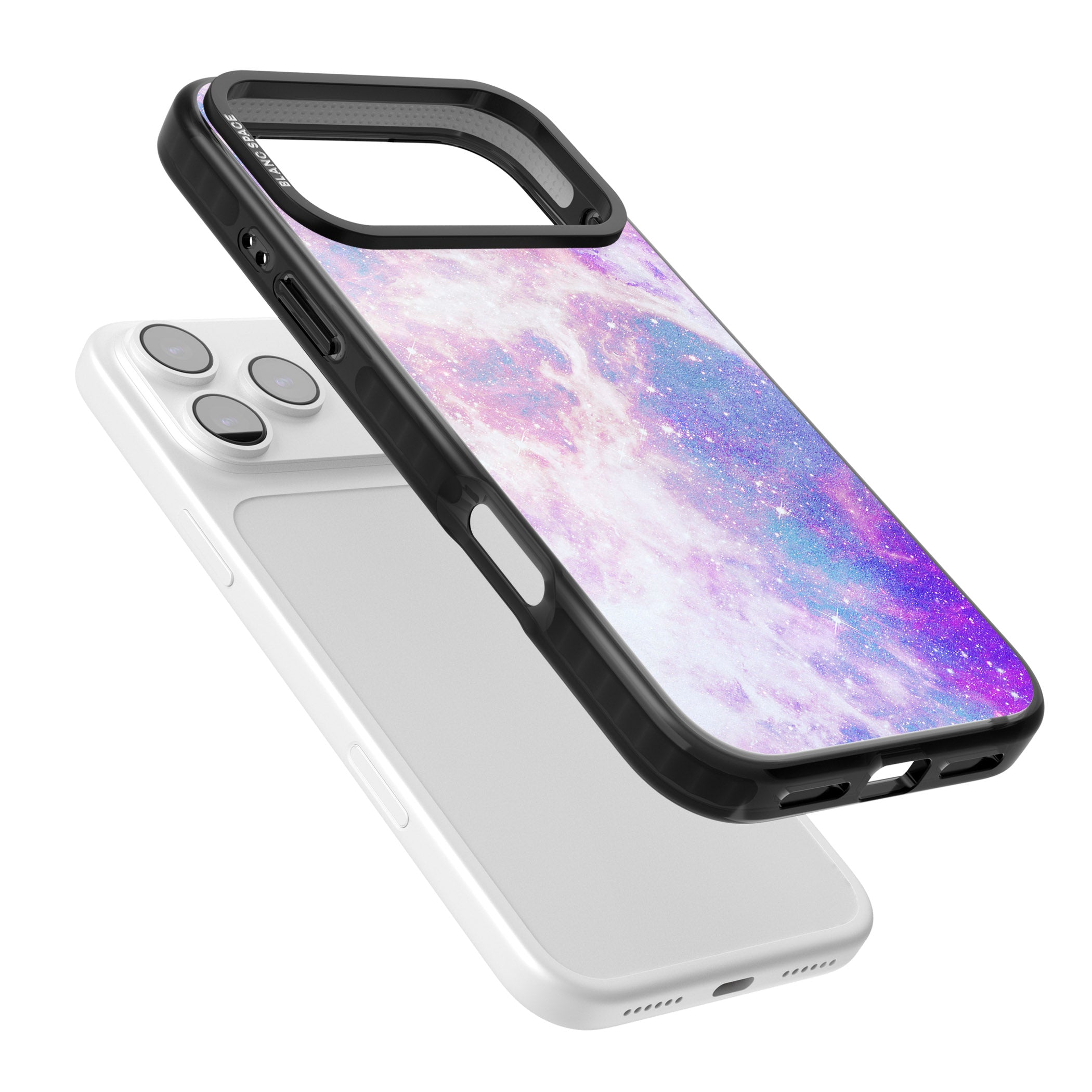 Pastel Galaxy iPhone 17 Pro Impact Black Phone Case Colours