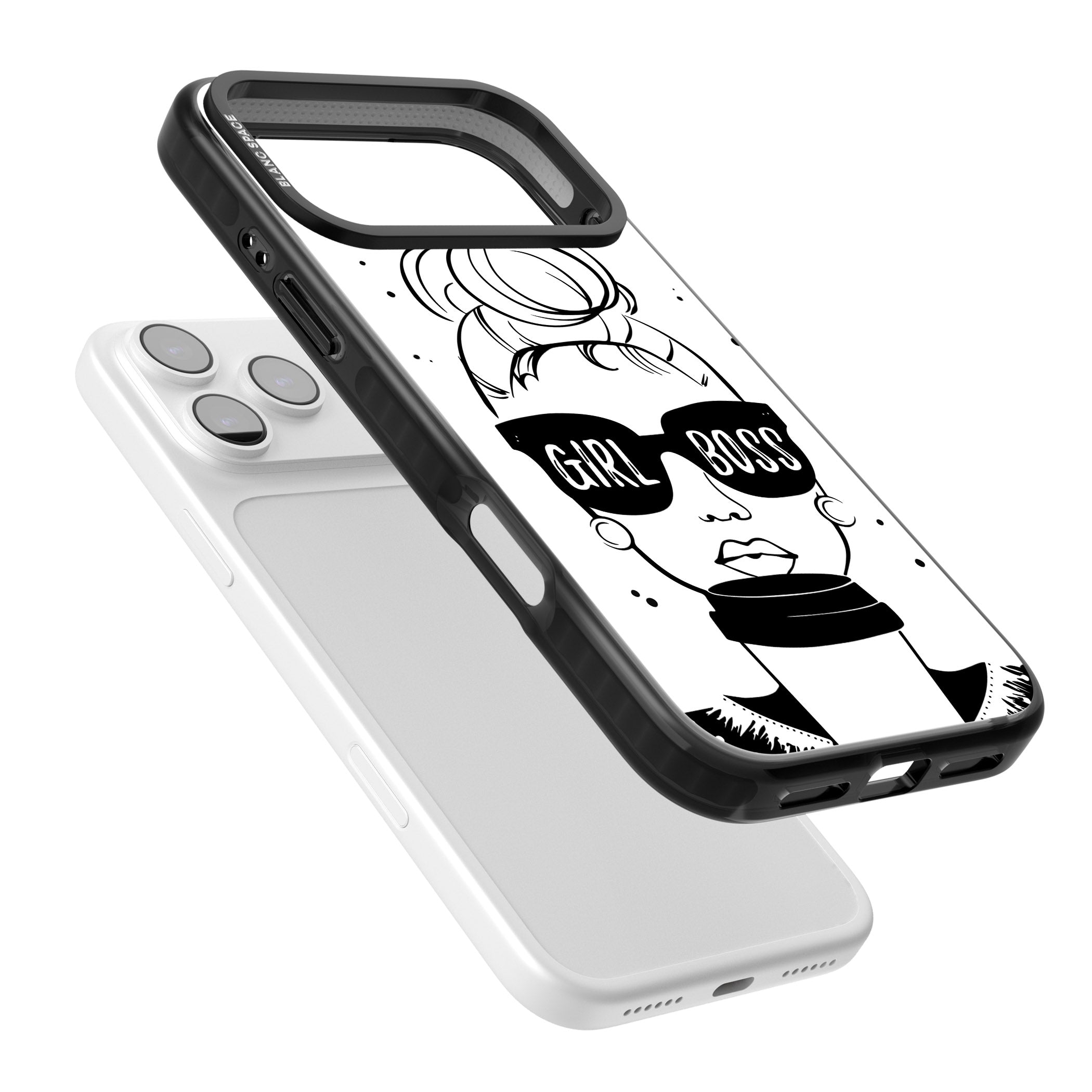 Girl Boss iPhone 17 Pro Impact Black Phone Case Colours