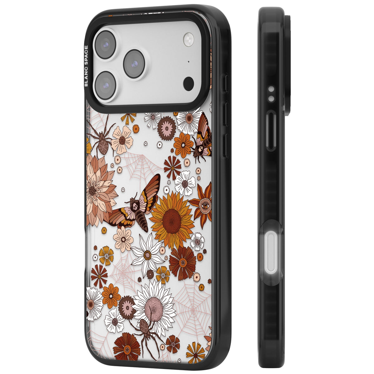 Halloween Wildlife iPhone 17 Pro Max Impact Black Phone Case side