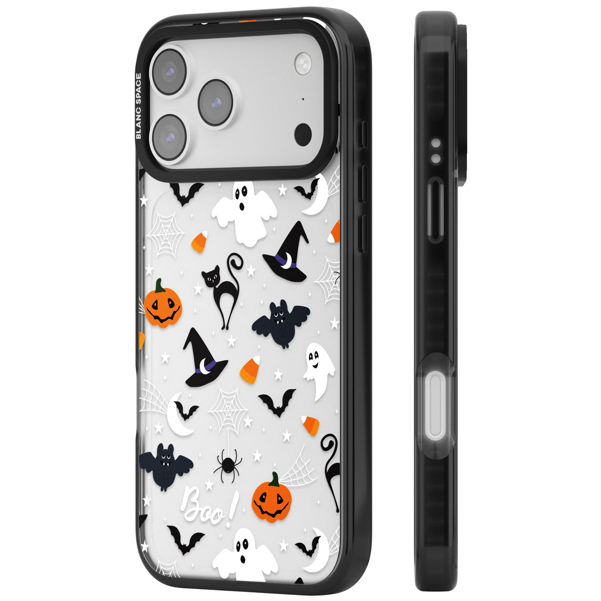 Halloween Mix iPhone 17 Pro Max Impact Black Phone Case side