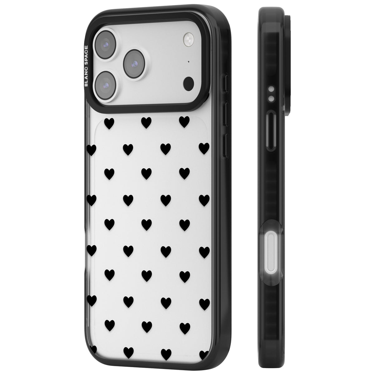 Petit Amour iPhone 17 Pro Max Impact Black Phone Case side