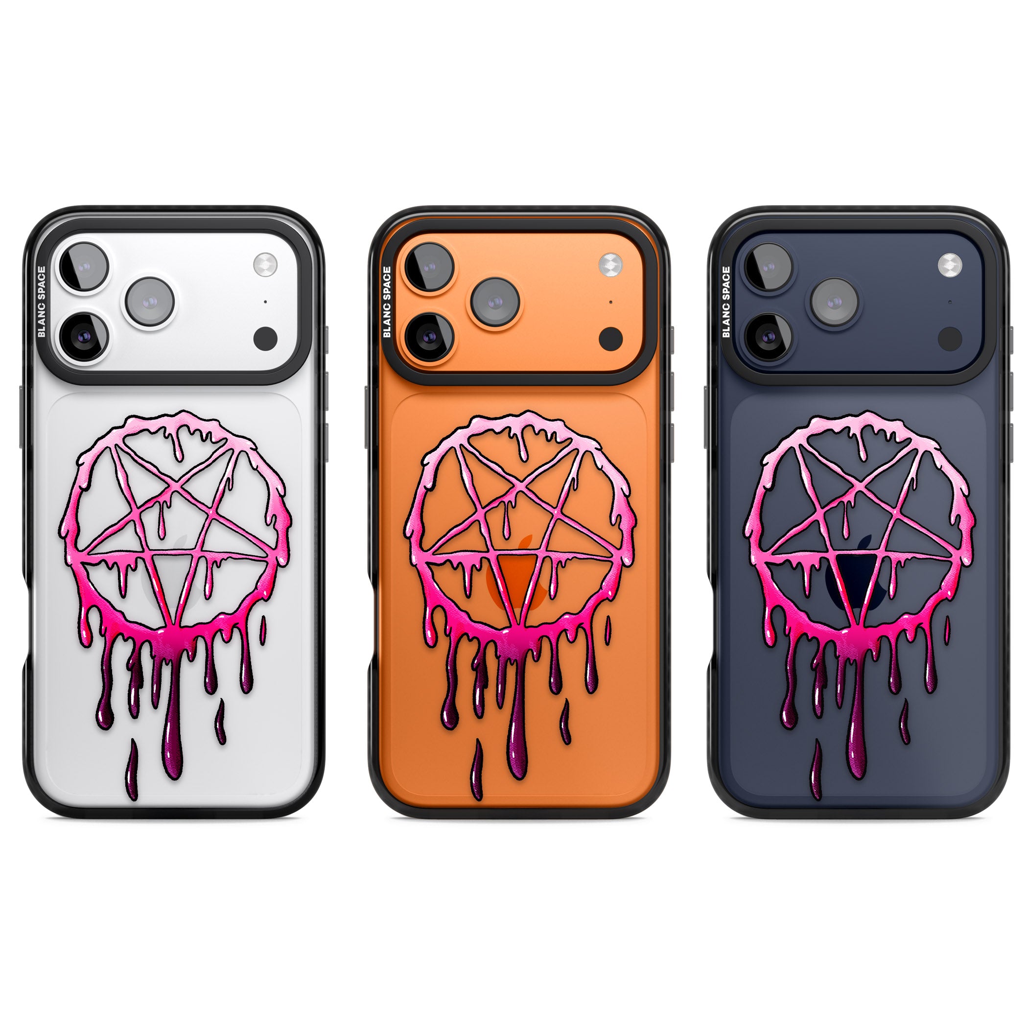 Pentagram Of Blood iPhone 17 Pro Impact Black Phone Case APT Impact Protection