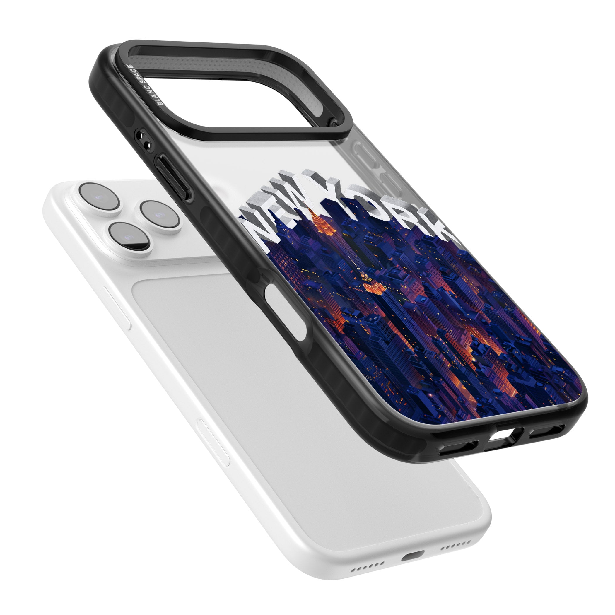 New York City iPhone 17 Pro Impact Black Phone Case Colours