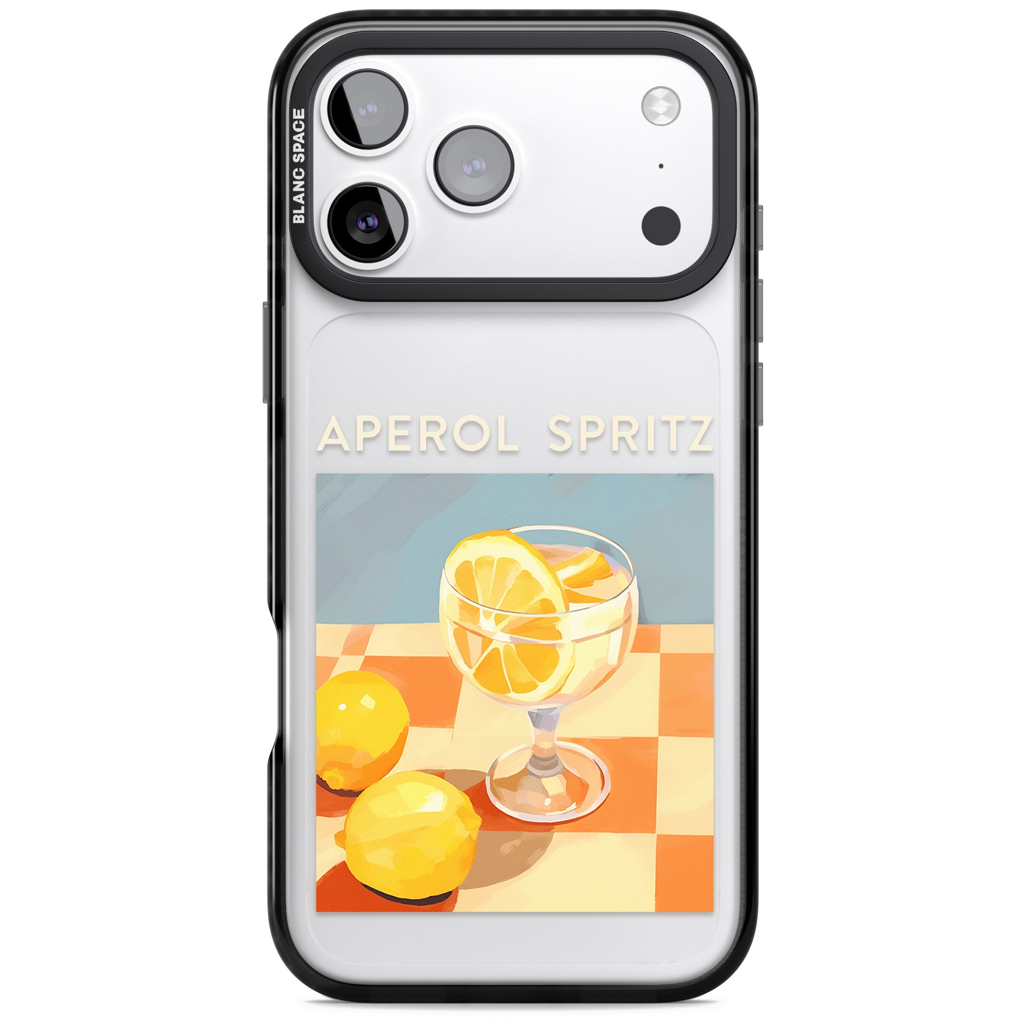 Lemon Spritz iPhone 17 Pro Impact Black Phone Case