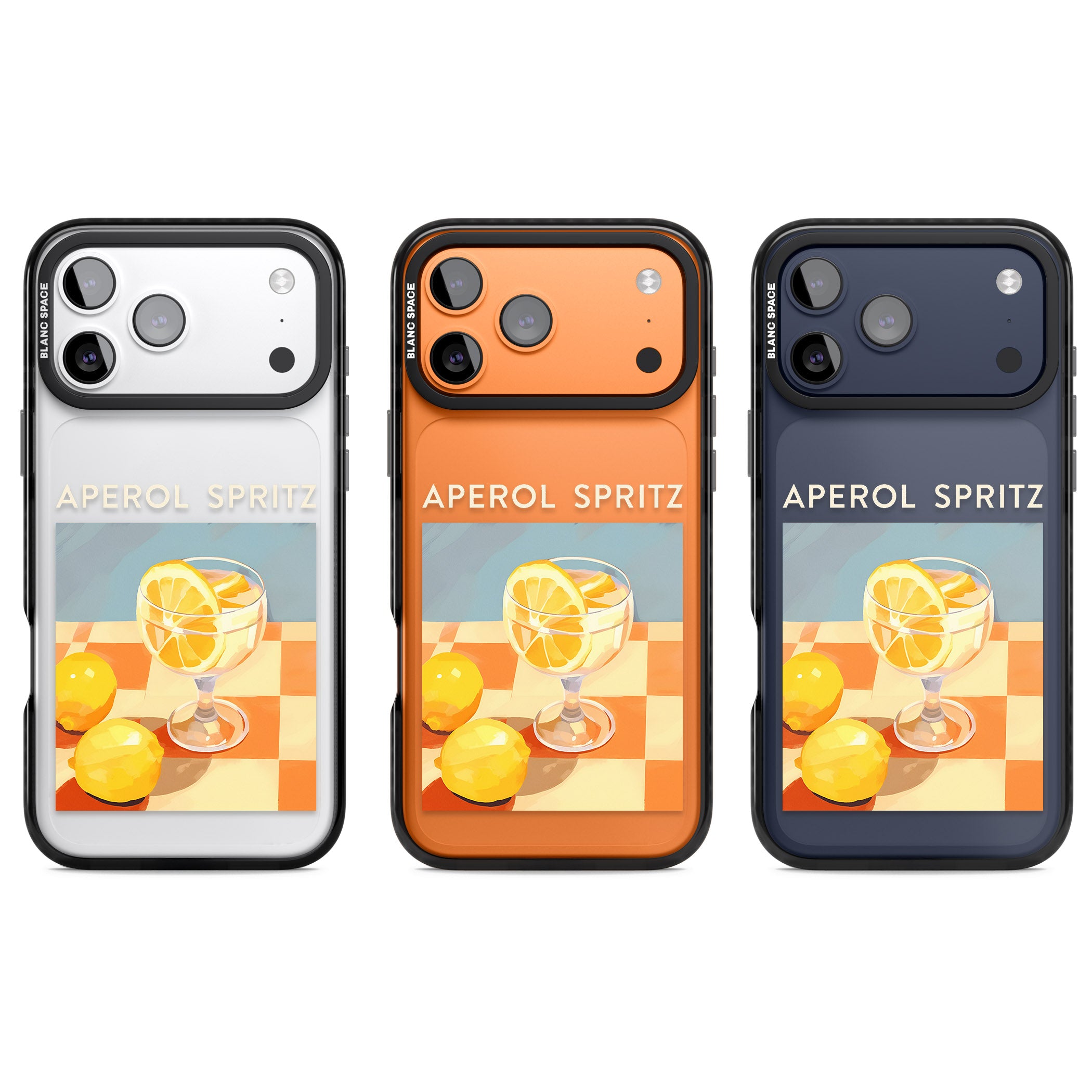 Lemon Spritz iPhone 17 Pro Impact Black Phone Case APT Impact Protection