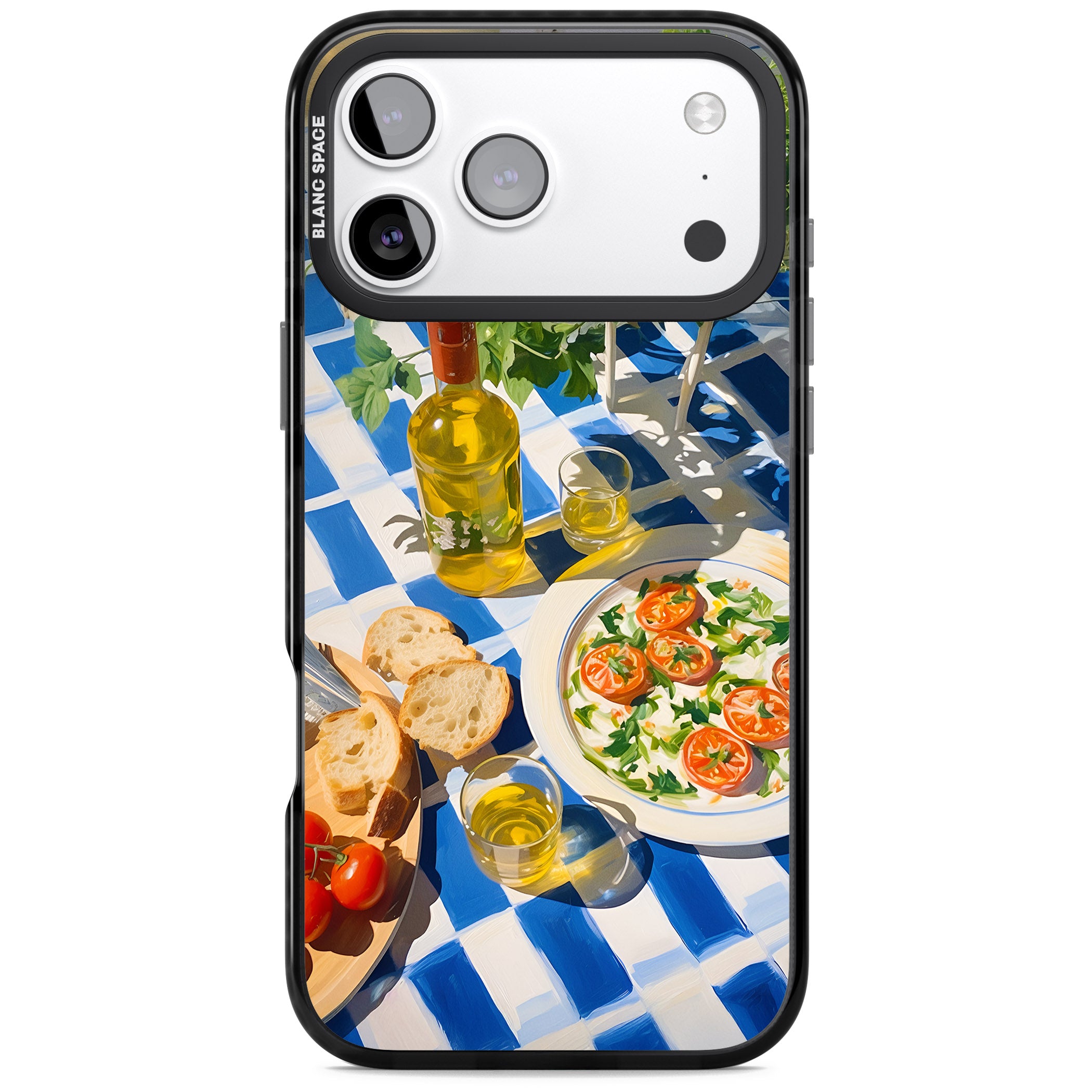 Caprese Salad iPhone 17 Pro Impact Black Phone Case