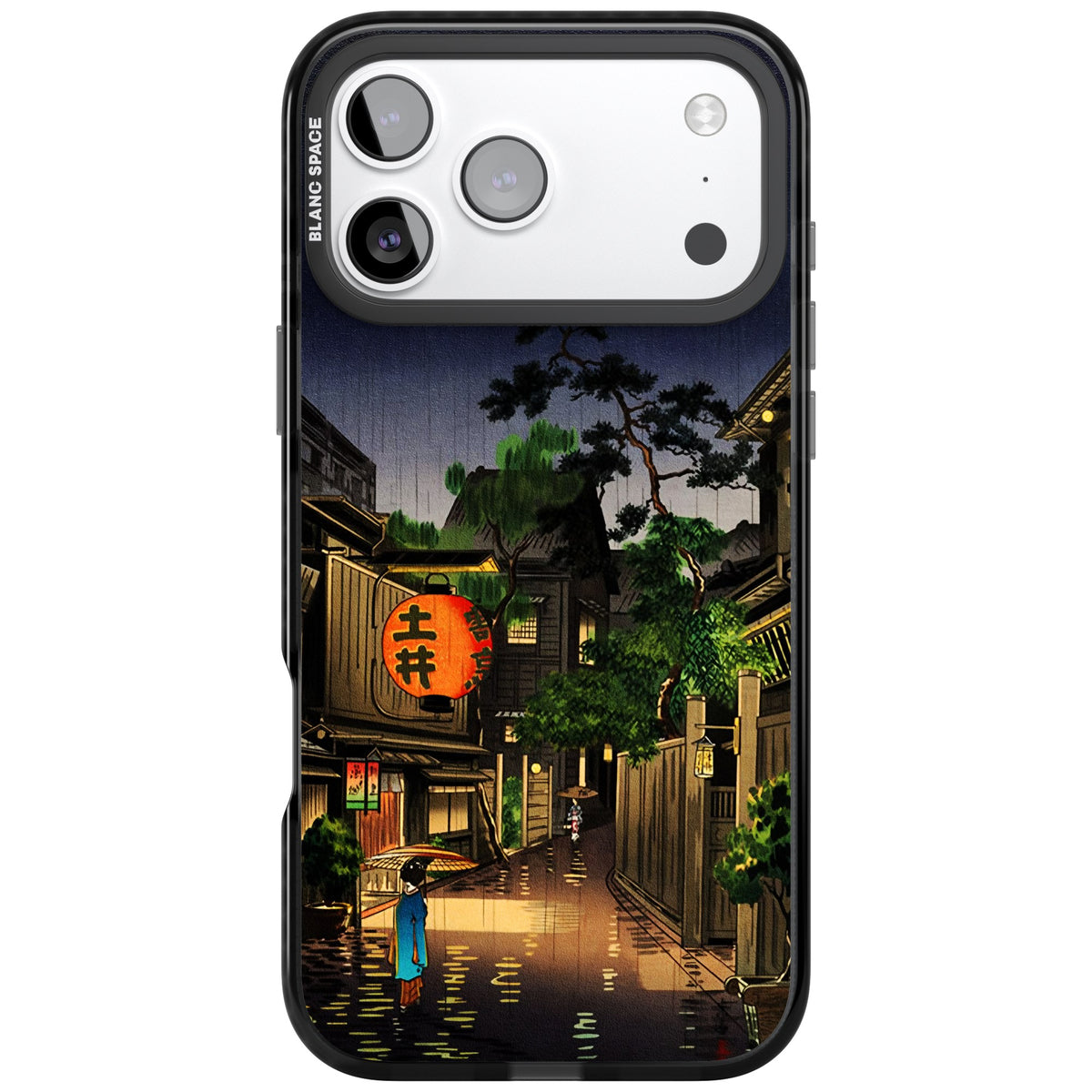 Evening In Ushigome iPhone 17 Pro Max Impact Black Phone Case front