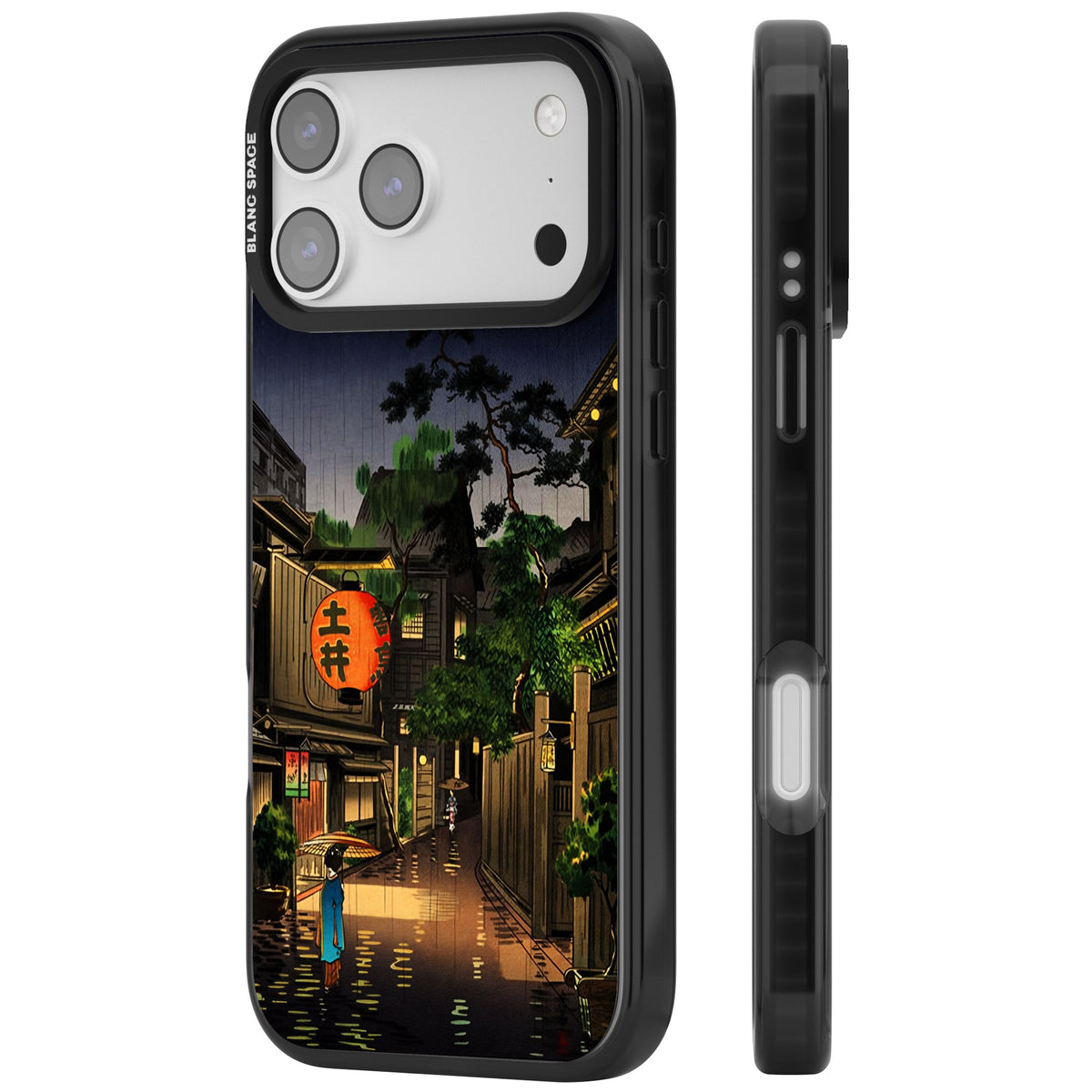 Evening In Ushigome iPhone 17 Pro Max Impact Black Phone Case side