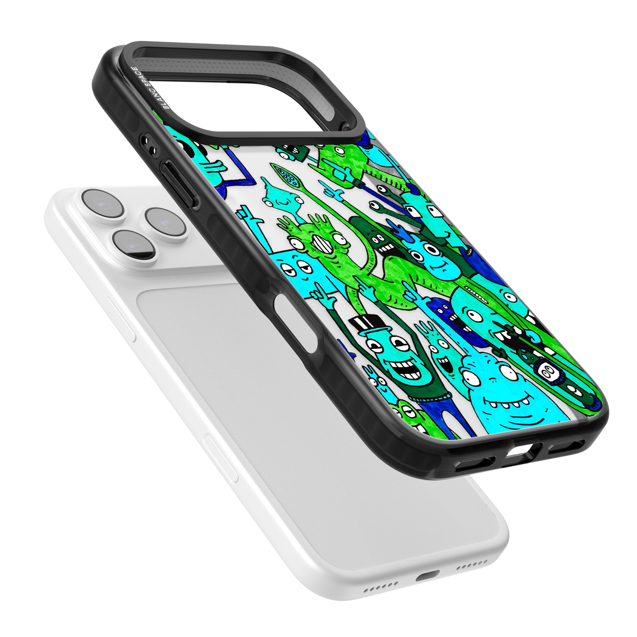 Don'T Point iPhone 17 Pro Impact Black Phone Case Colours