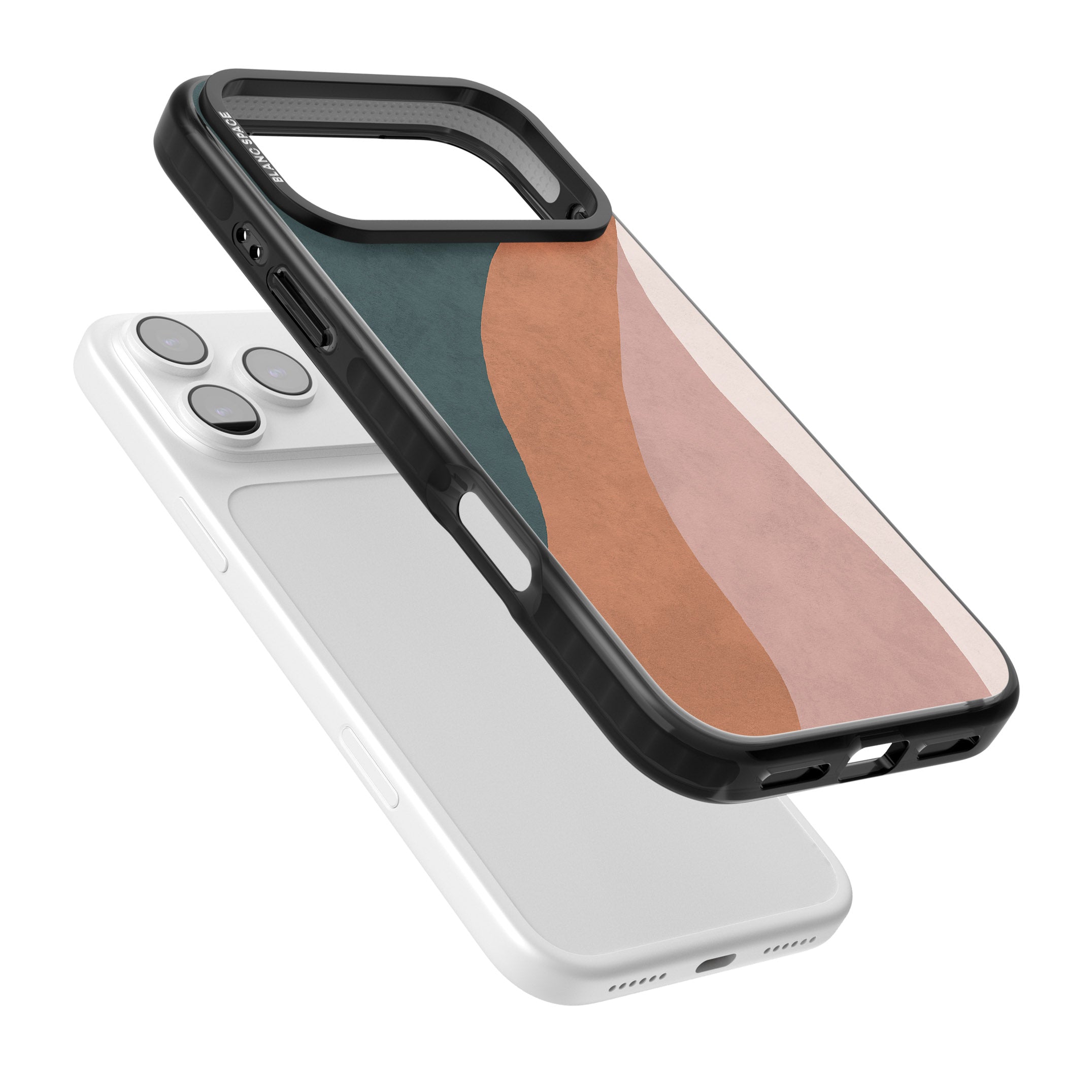 Earthwave Abstract iPhone 17 Pro Impact Pro Black Phone Case Colours