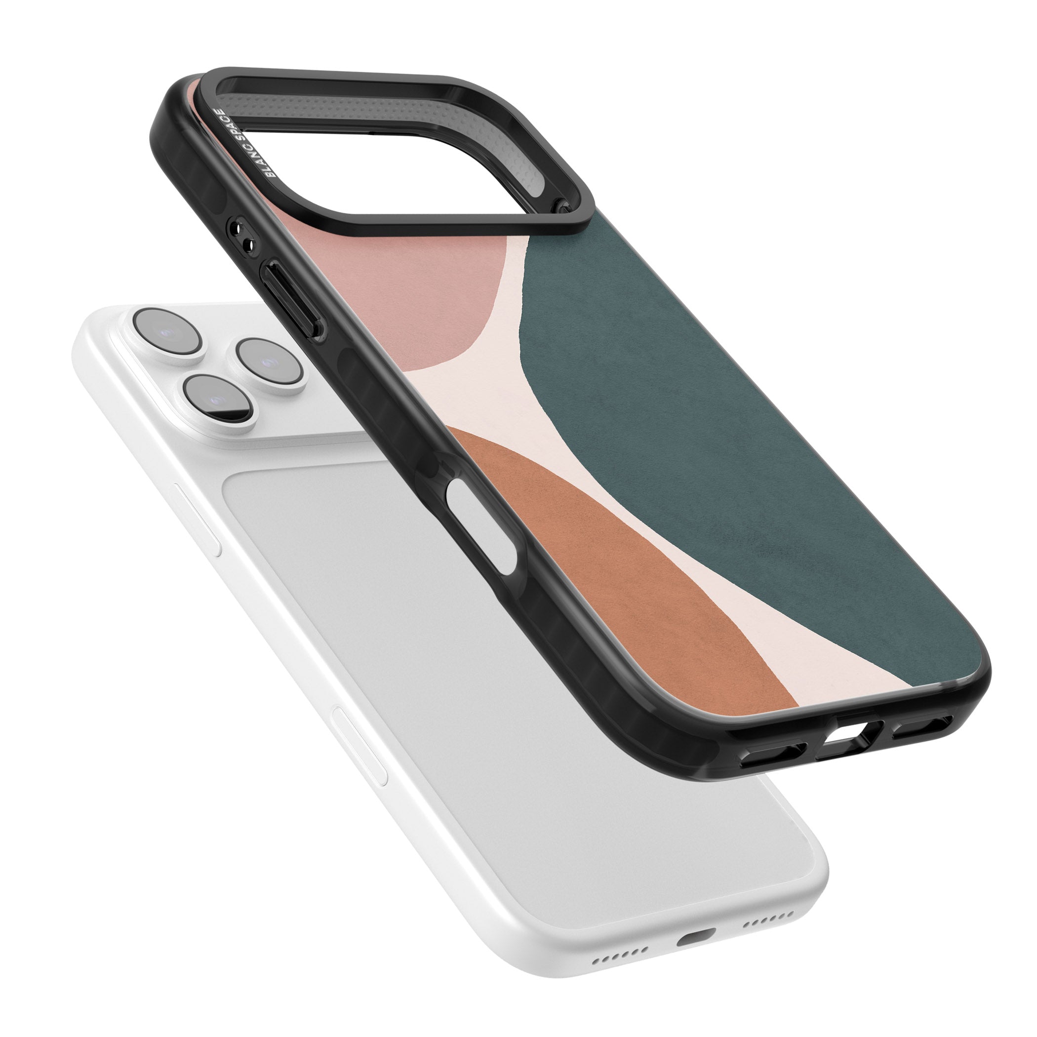 Lush Abstract Watercolour Design #8 iPhone 17 Pro Impact Pro Black Phone Case Colours