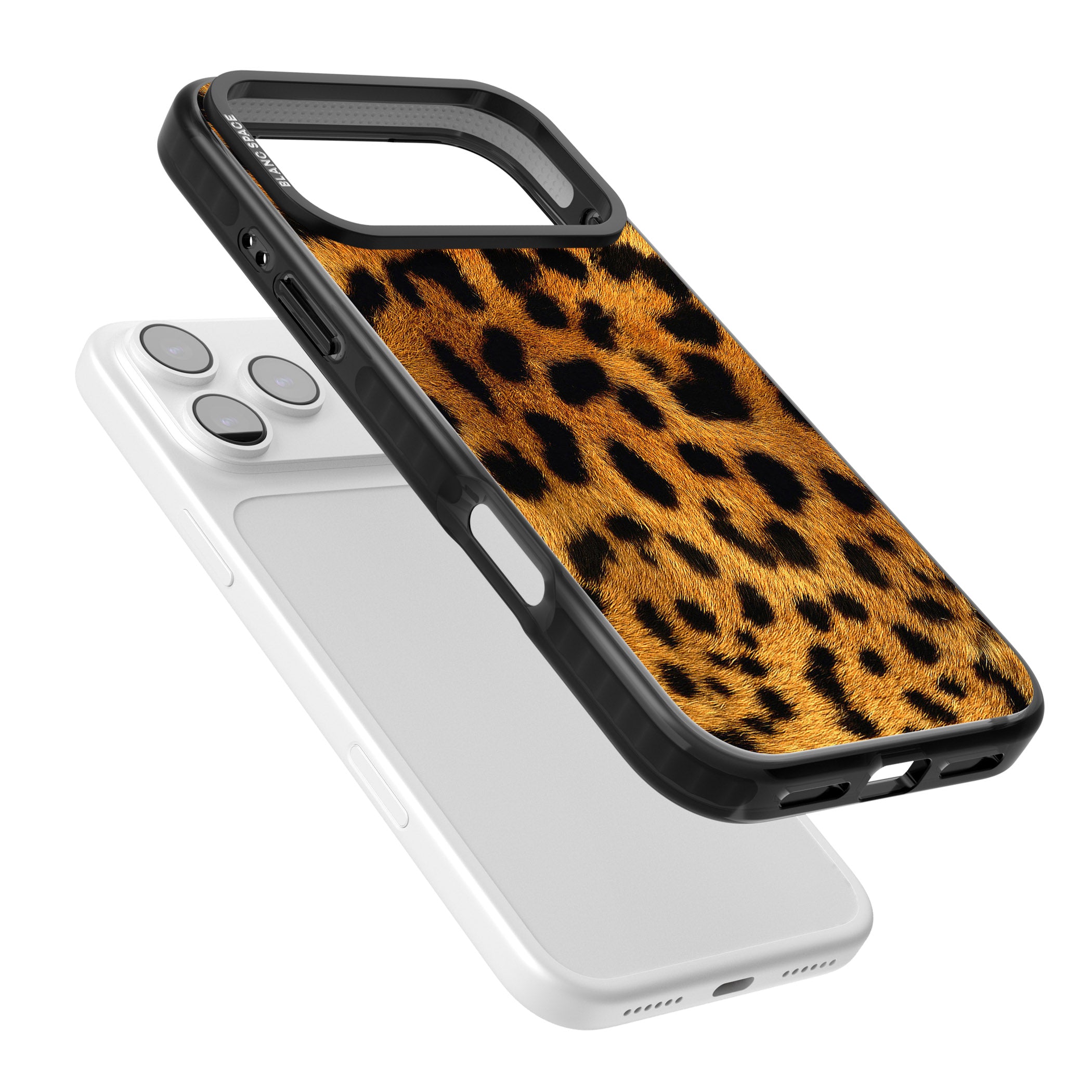 Leopard Print iPhone 17 Pro Max Impact Pro Black Phone Case Colours