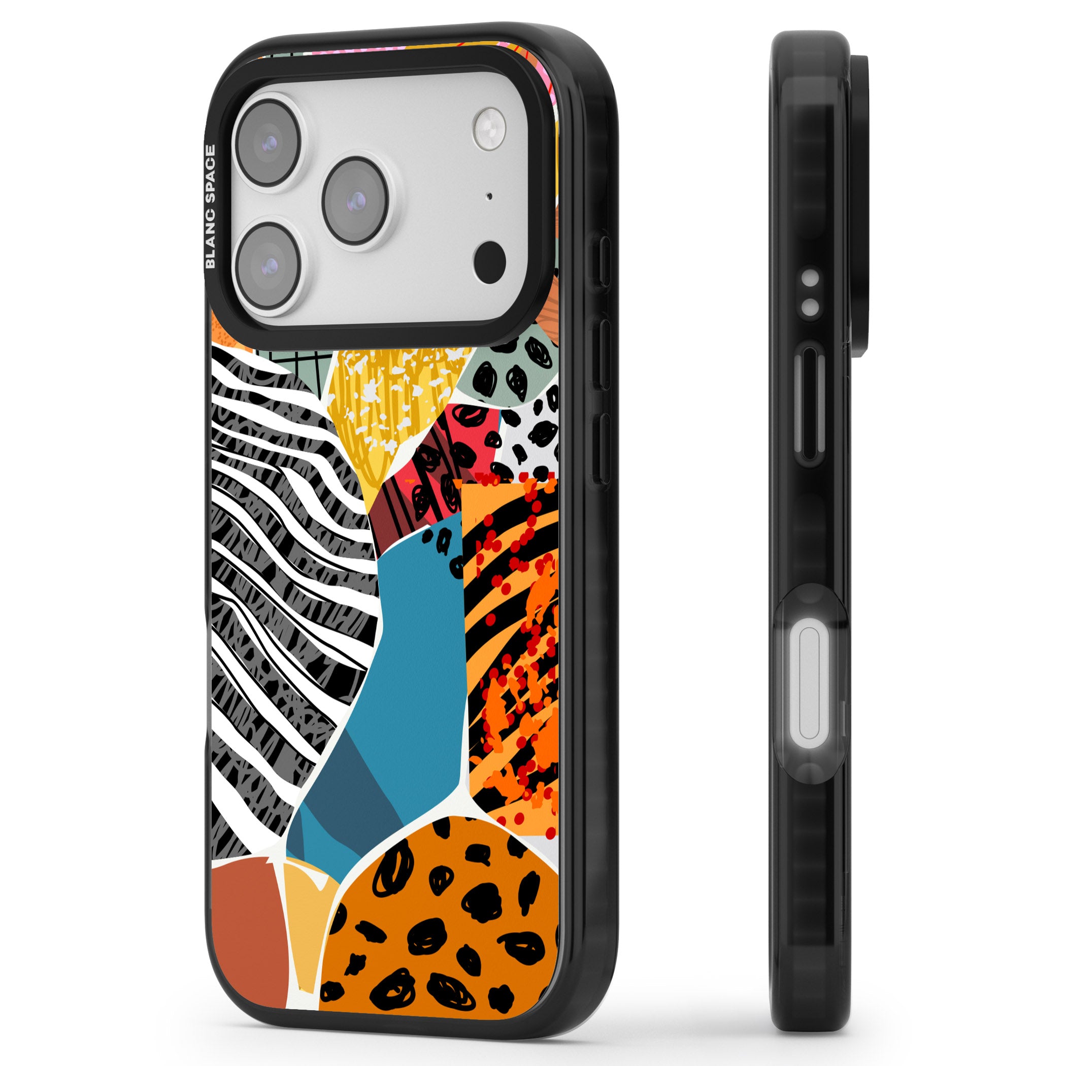 Print Passion iPhone 17 Pro Impact Pro Black Phone Case Side Profile
