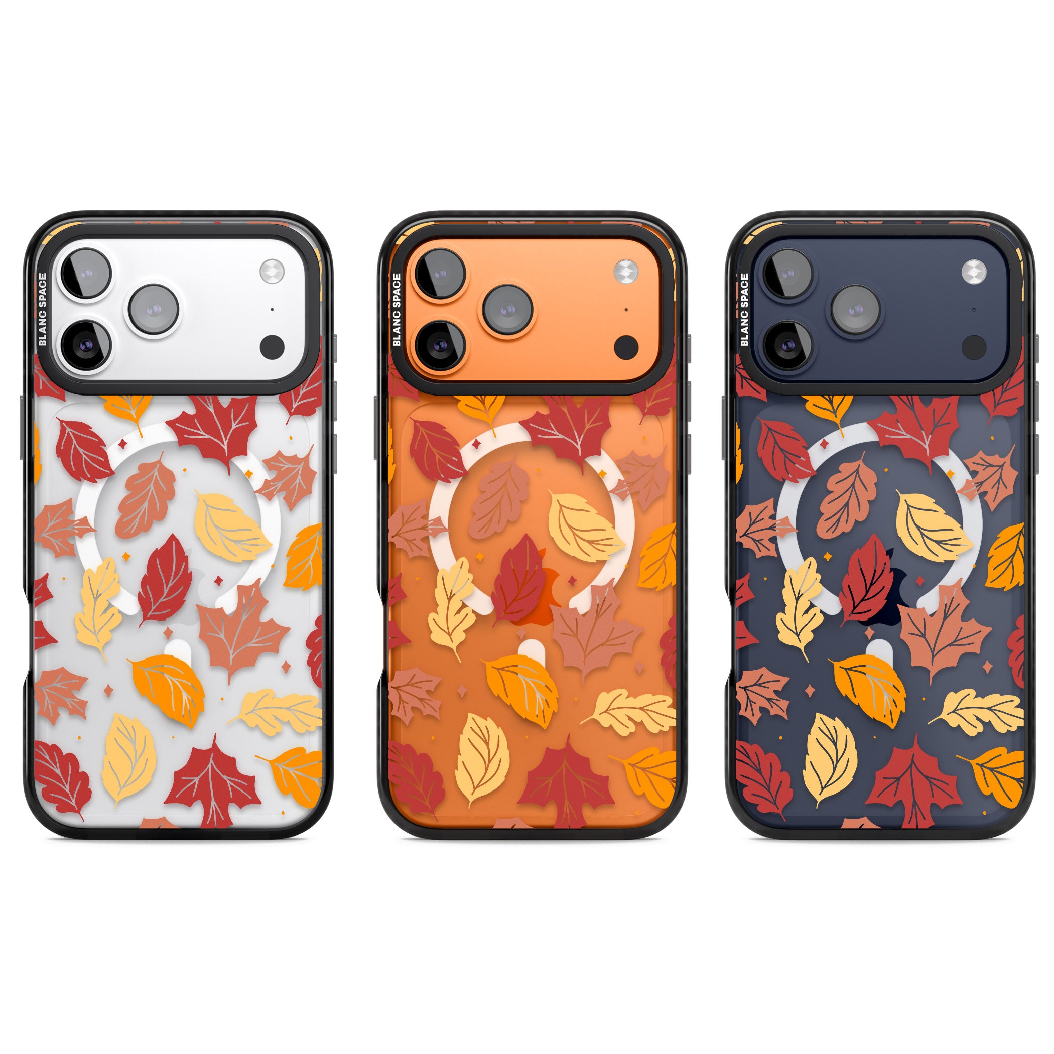 Autumn Leaves iPhone 17 Pro Impact Pro Black Phone Case APT Impact Protection